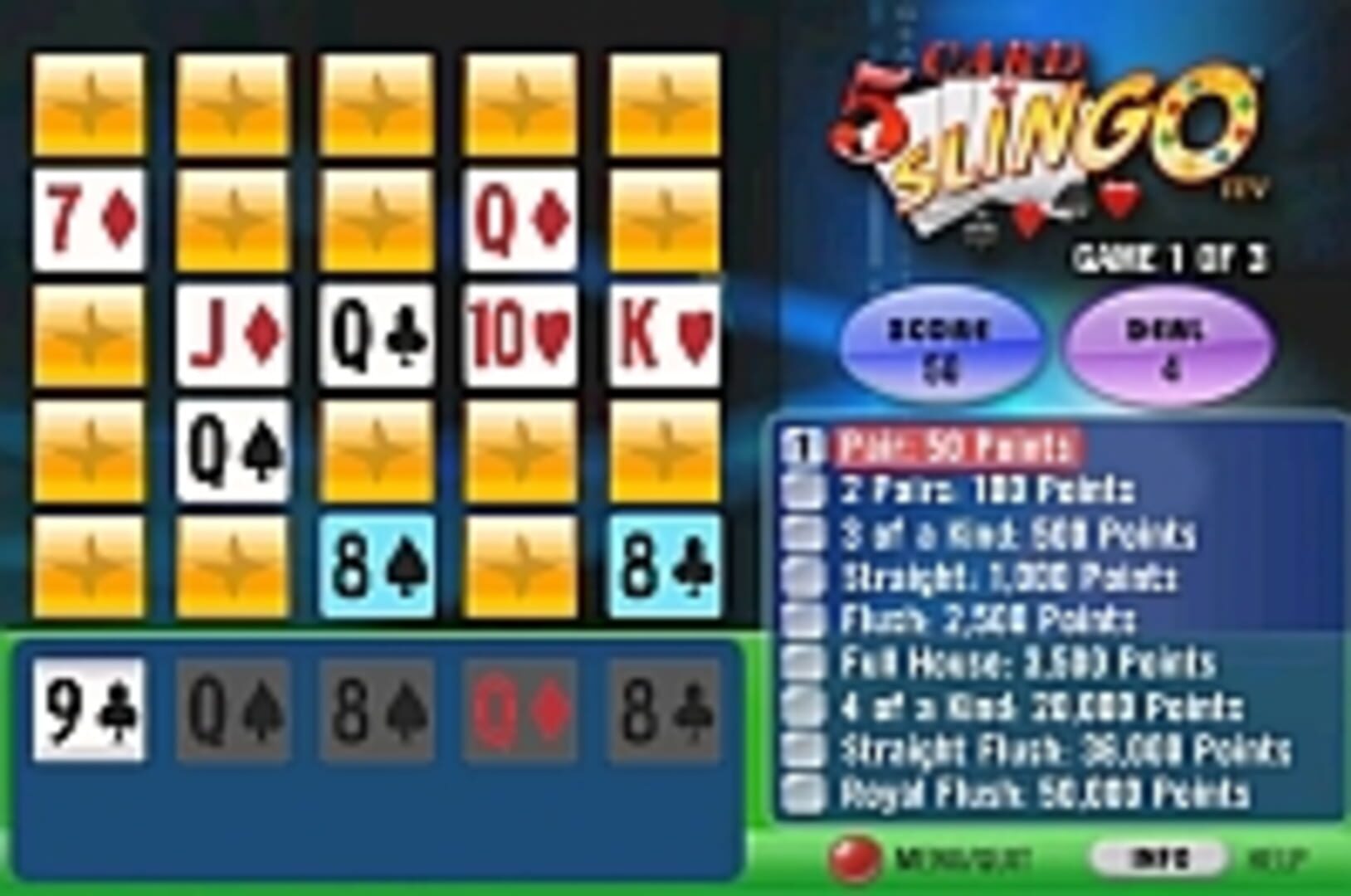5 Card Slingo · 游戏截图