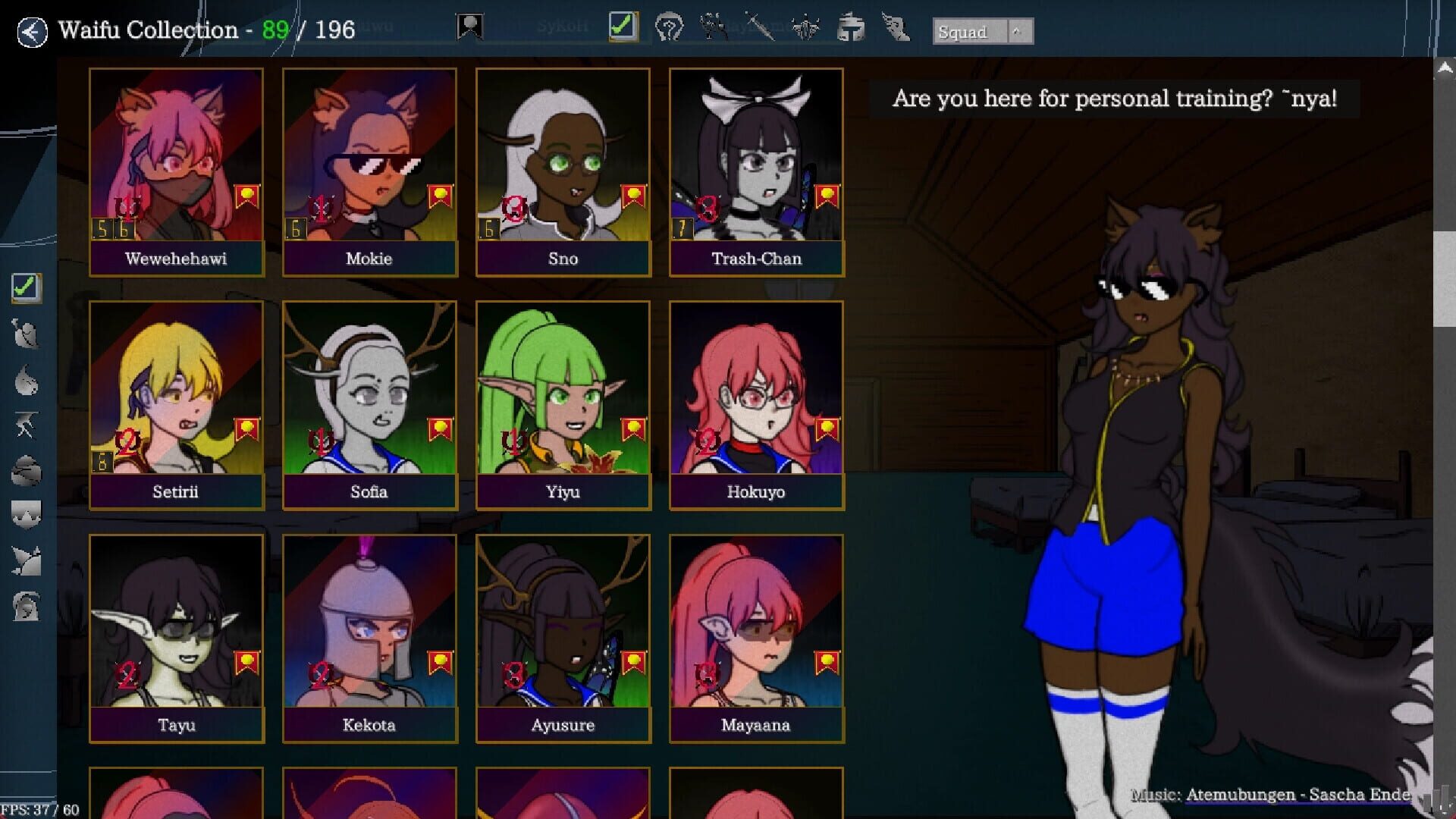 Fantasy Waifu Collector Screenshot