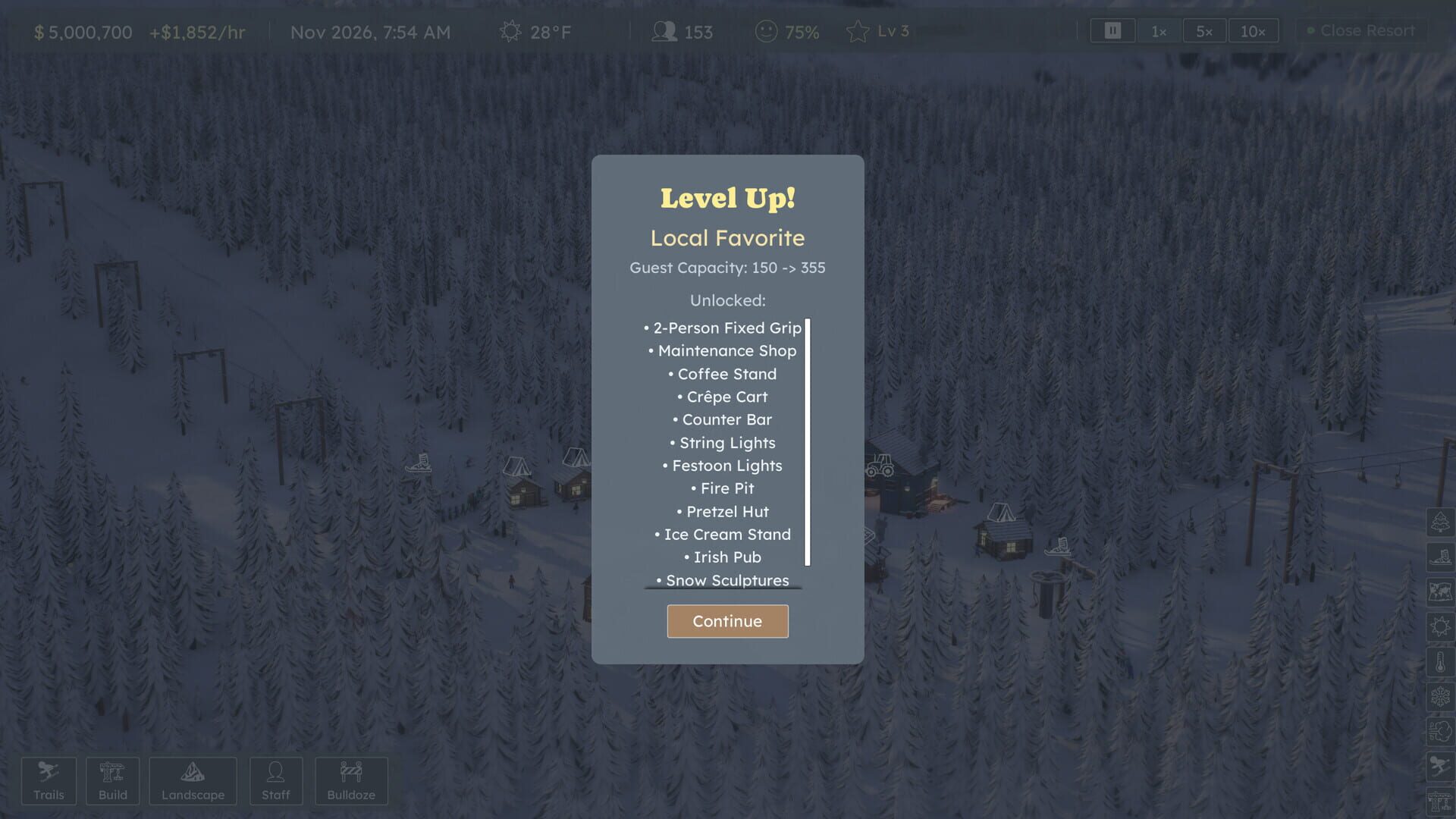 Ski-E-O! Ski Resort Tycoon - Screenshot