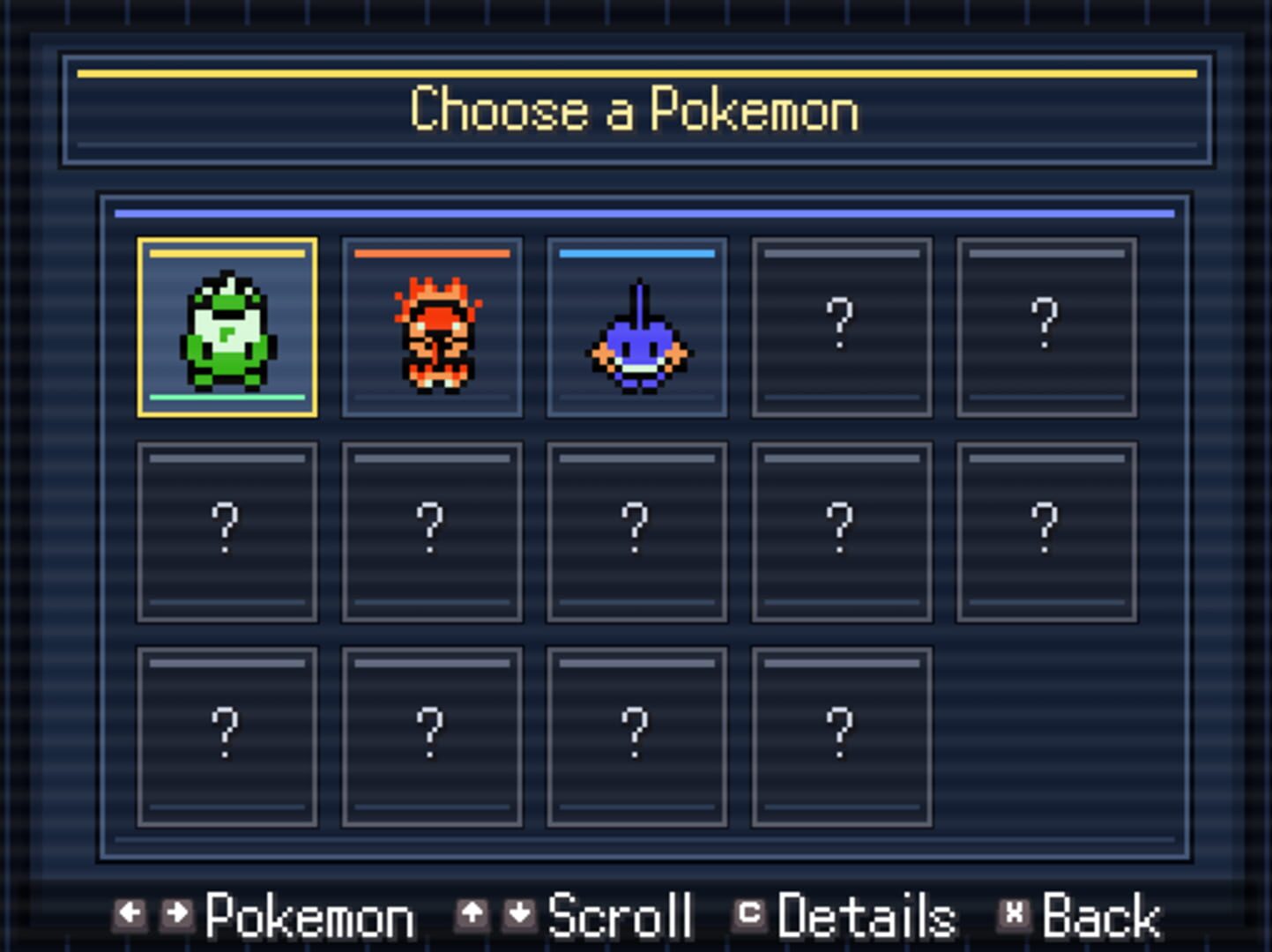 Pokémon Survivor Burst Screenshot