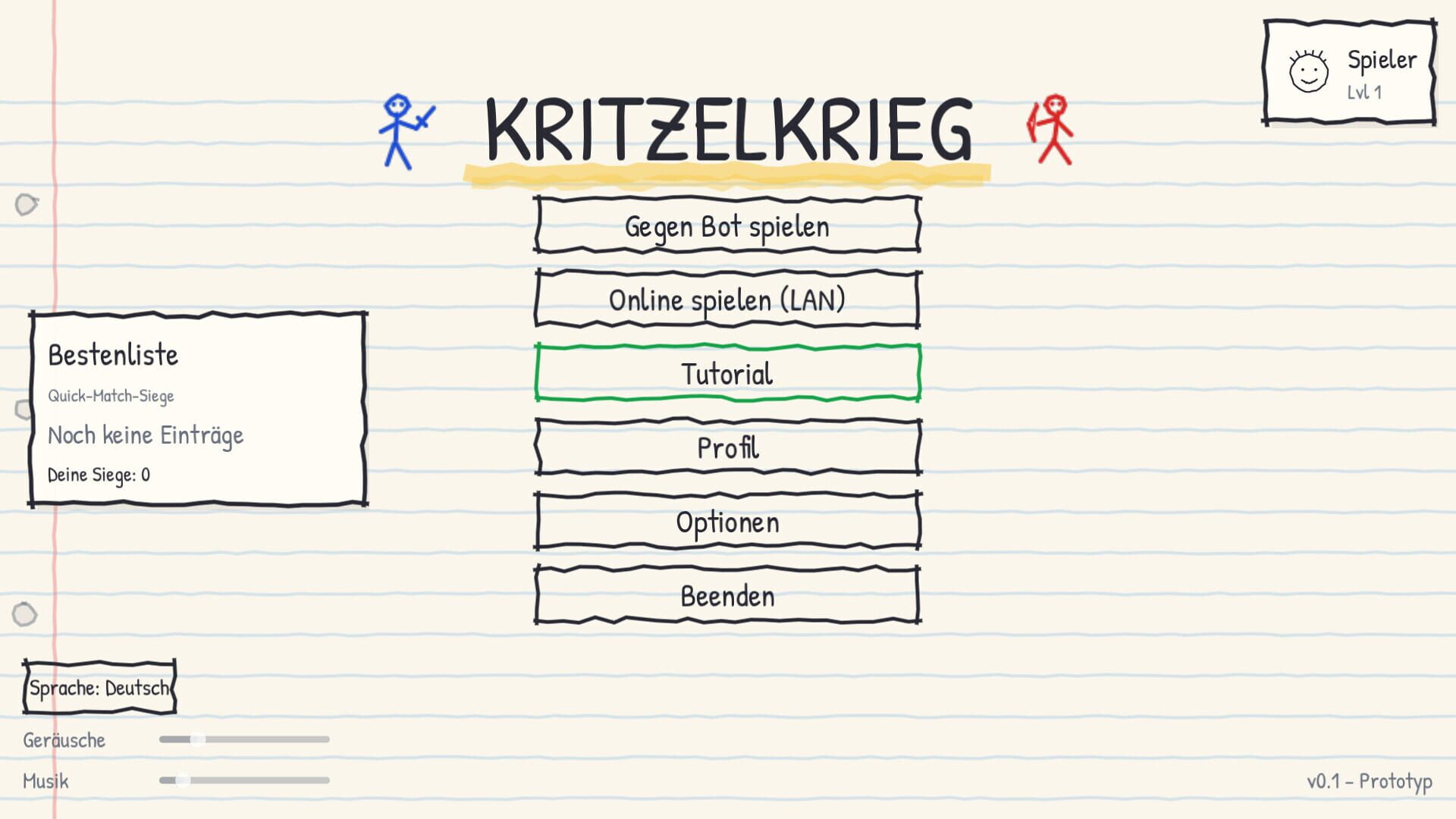 Kritzel Krieg Screenshot