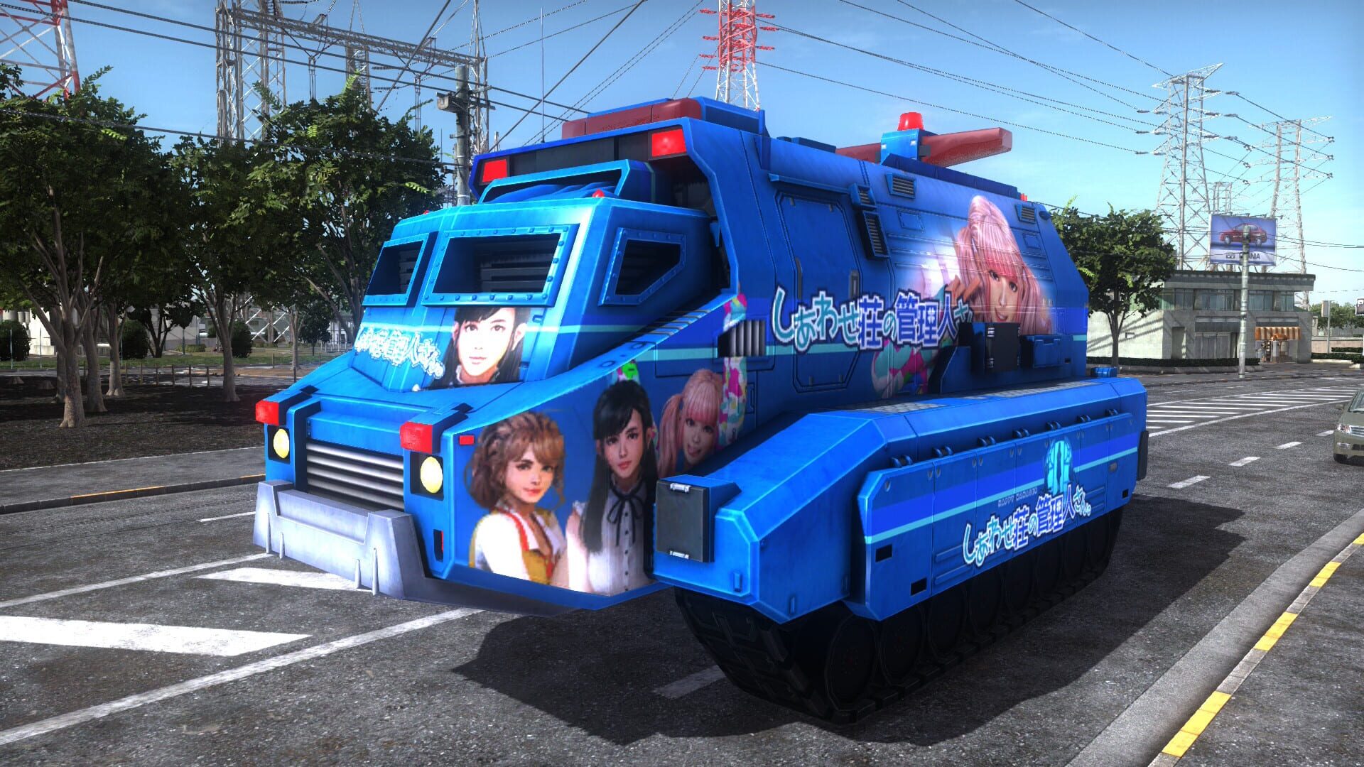 Earth Defense Force 5: Air Raider Vehicle - Caliban Armored Ambulance Joyful Marking