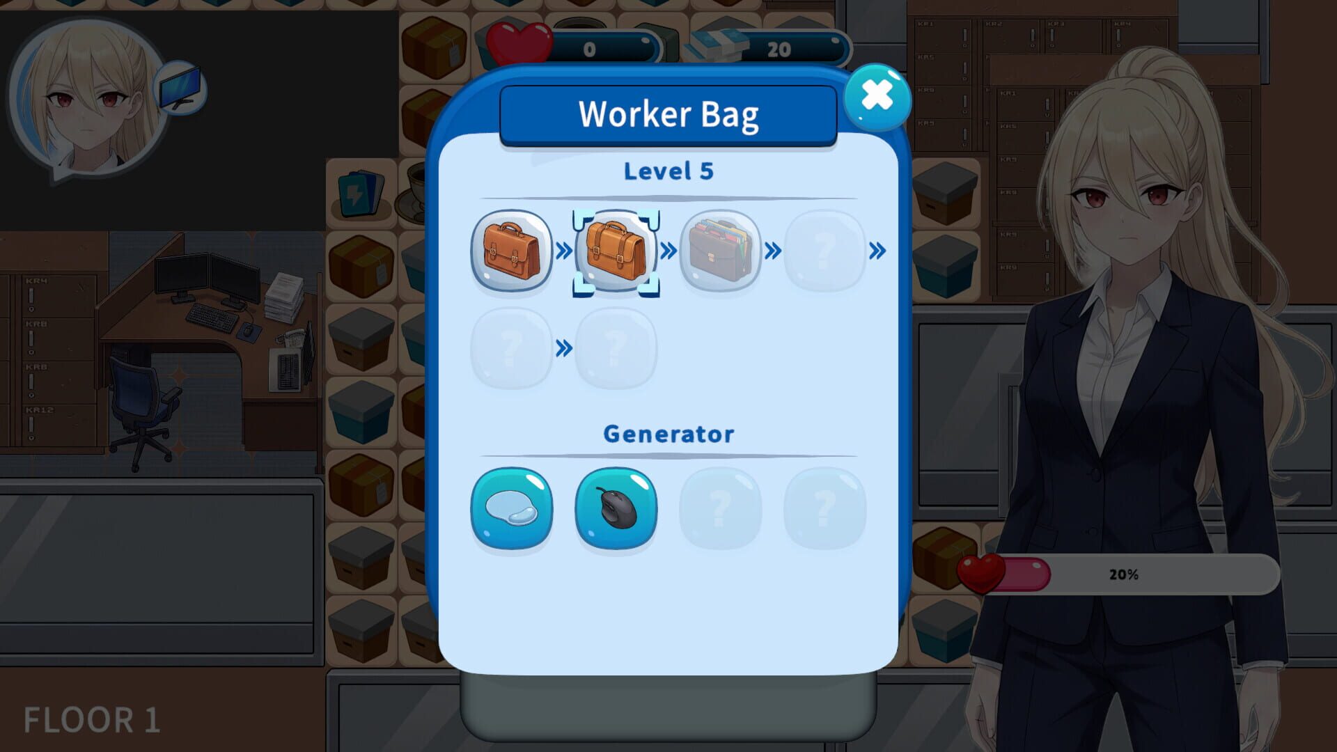 Merge Day: Office Girls - Screenshot