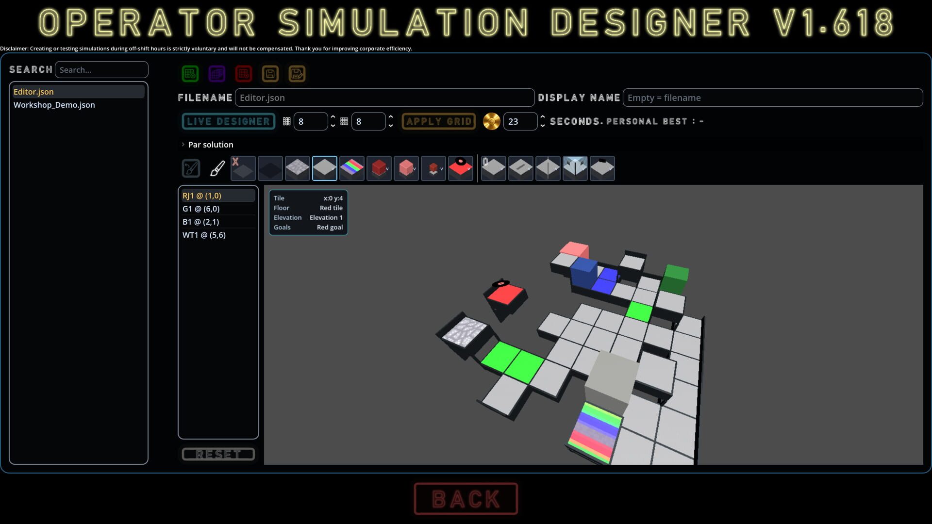 Cubic Color Confusion