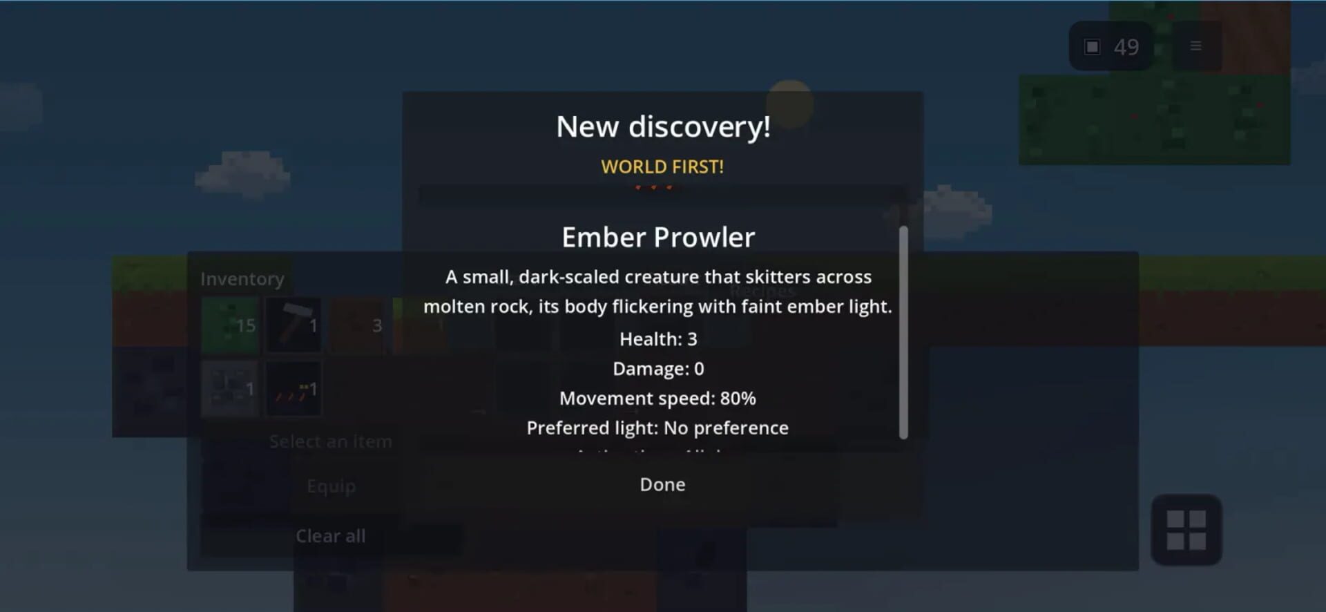 Tiny Block: One Block Skyblock Screenshot