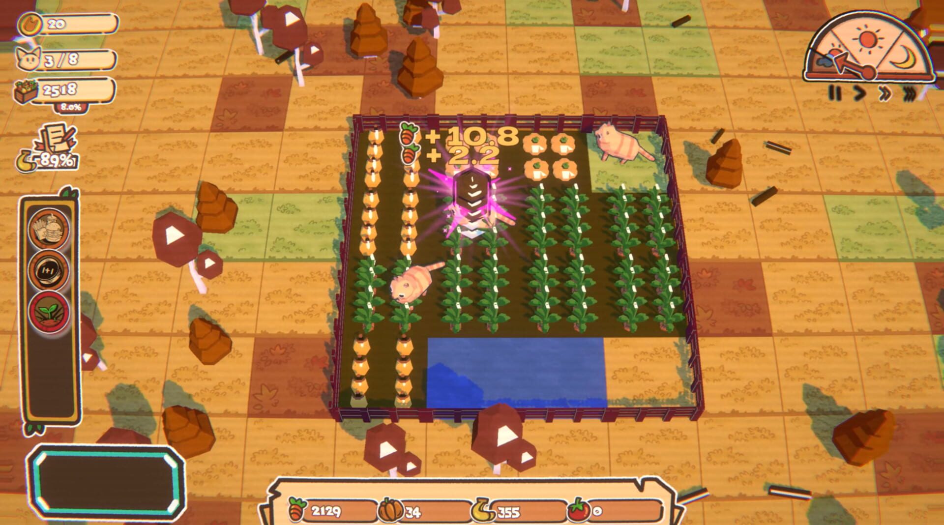 Crazy Farm: Roguelike Idle Building Game