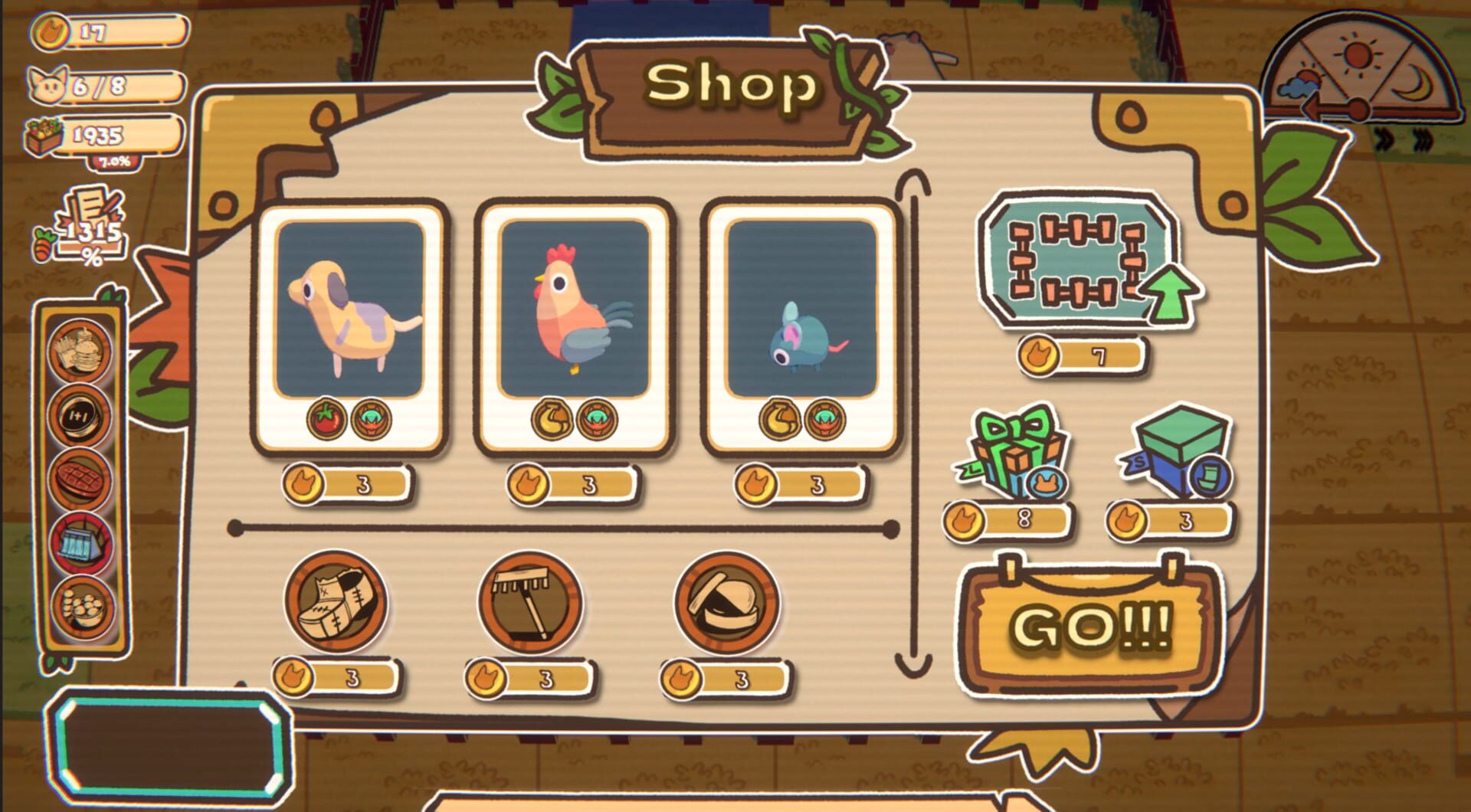 Crazy Farm: Roguelike Idle Building Game