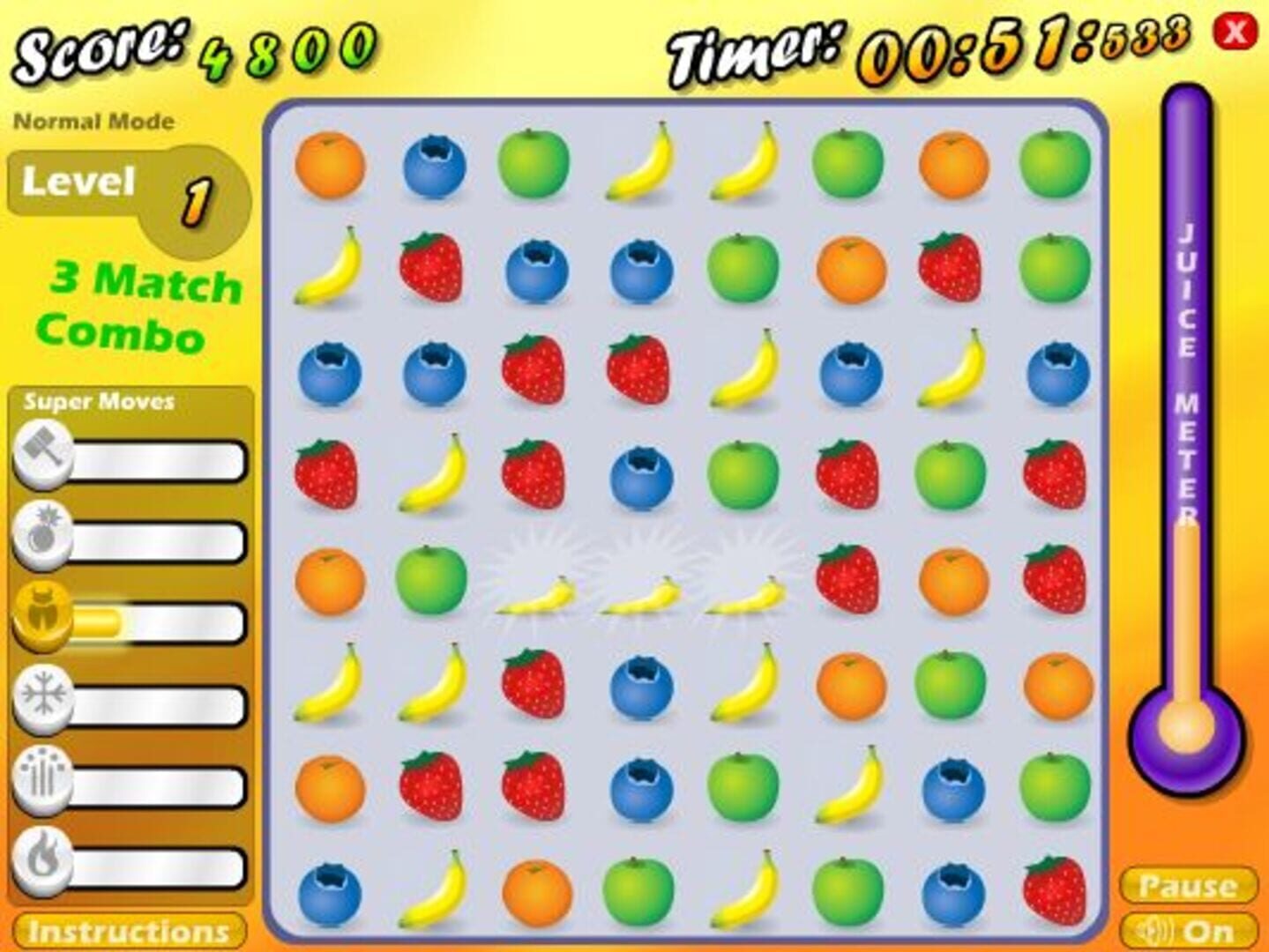 Fruit Smash Lite · 游戏截图