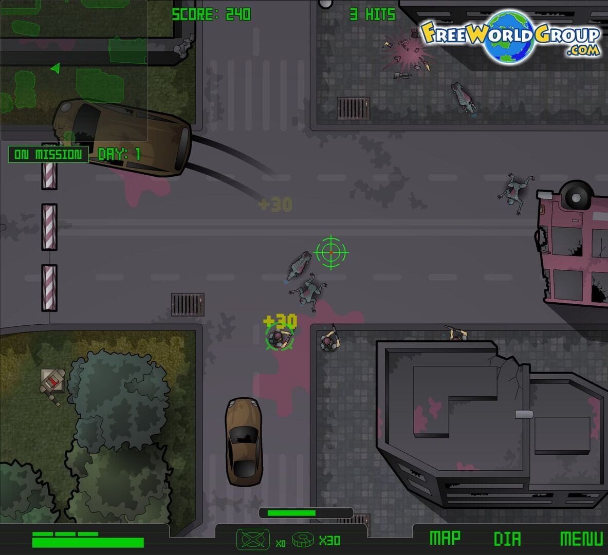 Zombieman 2 · 游戏截图