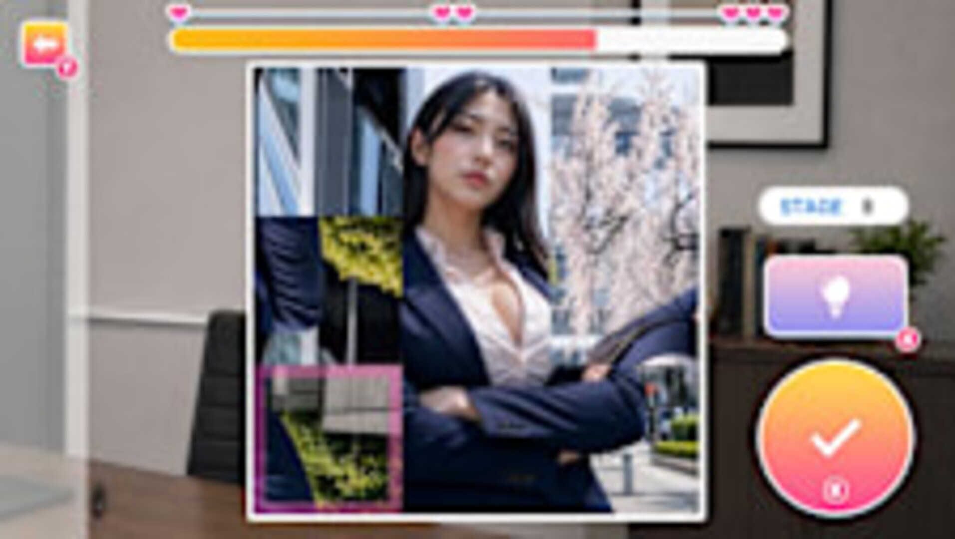 Heart-Pounding Office Puzzle with My Boss · 游戏截图
