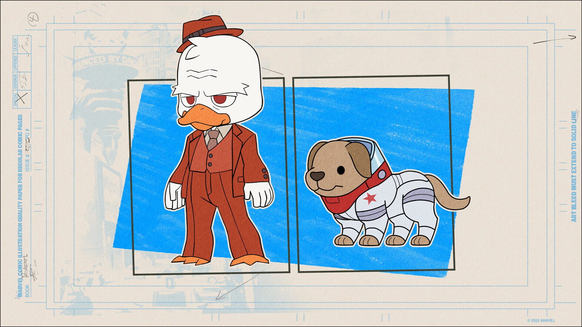 Marvel Tokon: Fighting Souls - Howard the Duck Lobby Avatar and Cosmo Lobby Pet · 游戏截图