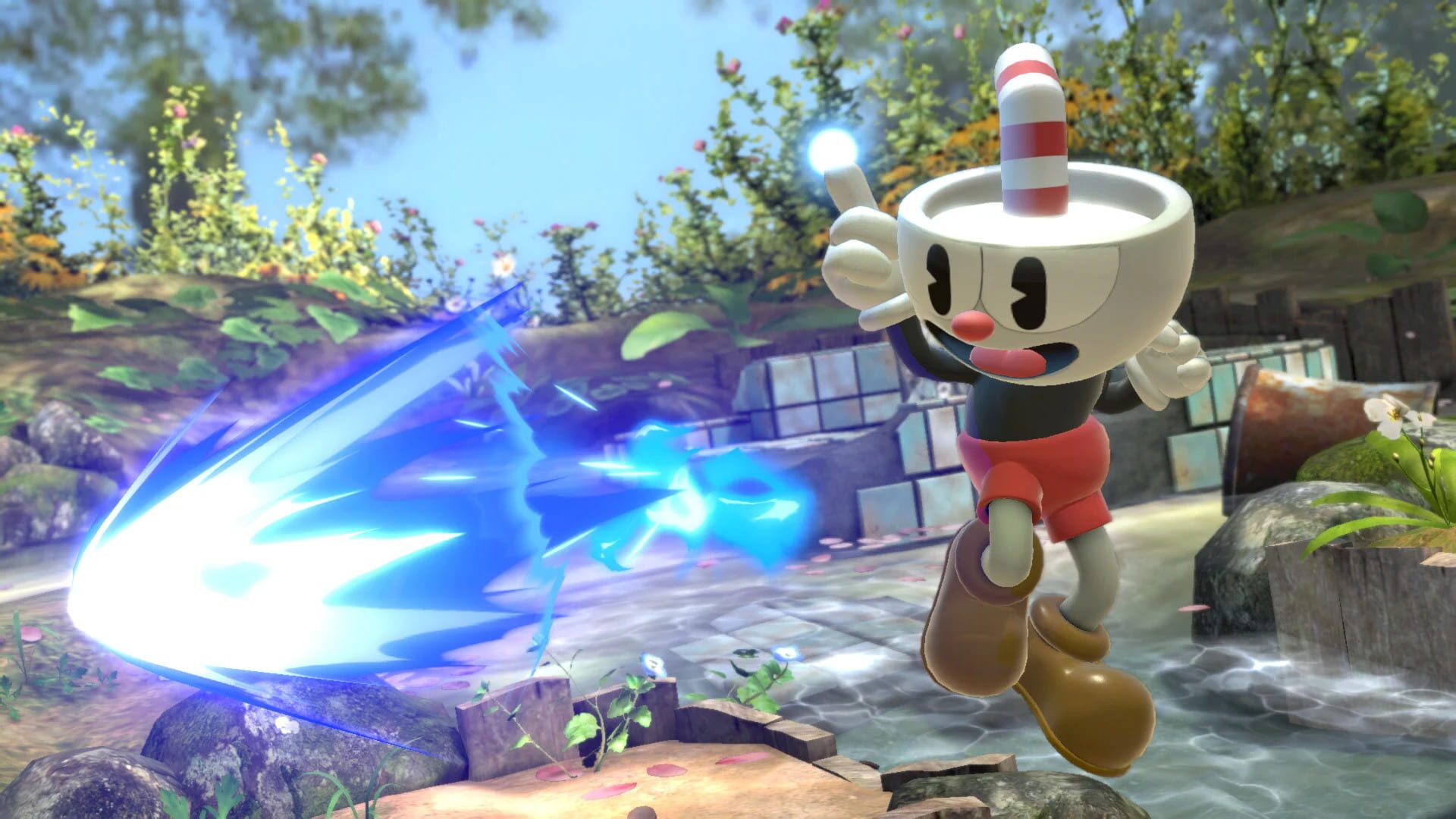 Super Smash Bros Ultimate: Cuphead Outfit and Hat · 游戏截图