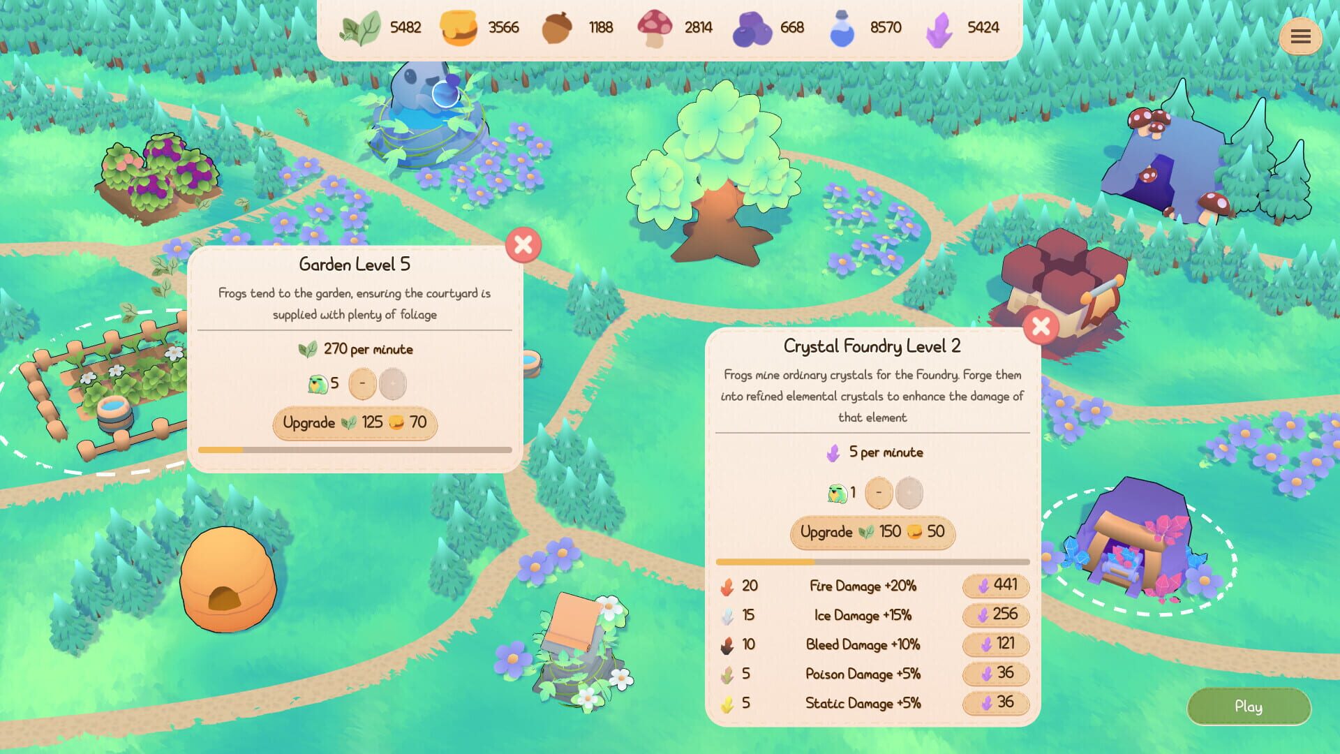 Feed The Frog King: Incremental TD (2026) screenshots