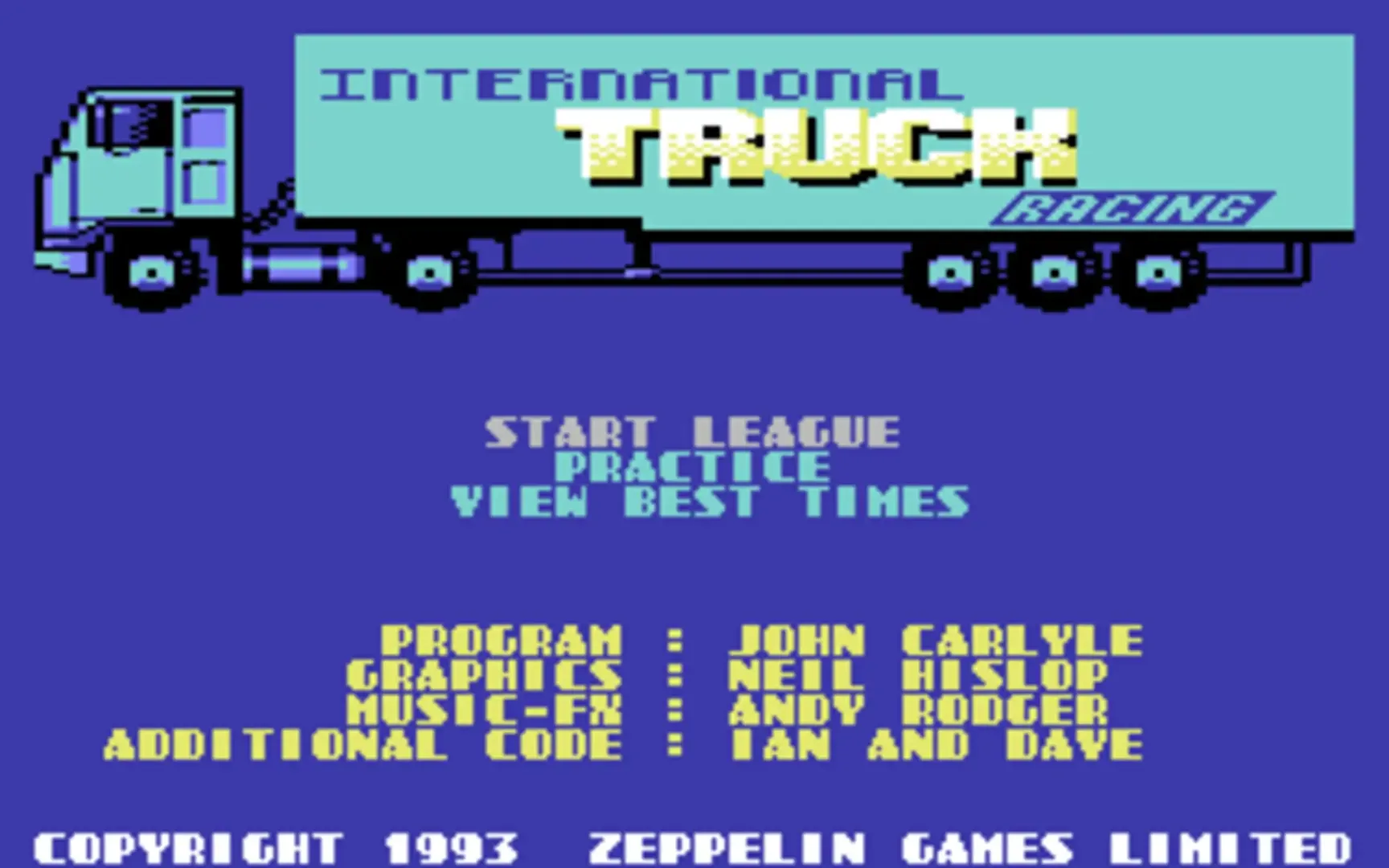 International Truck Racing