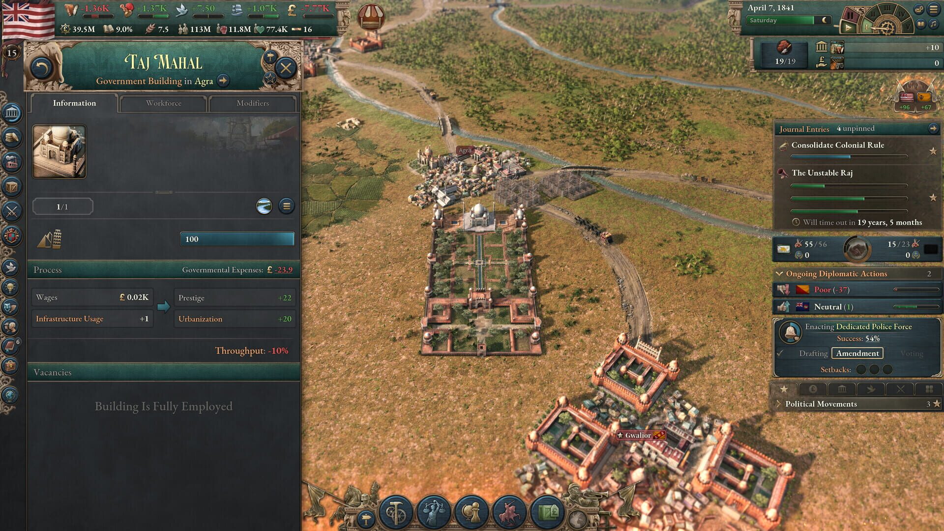 Victoria 3: Pivot of Empire · 游戏截图