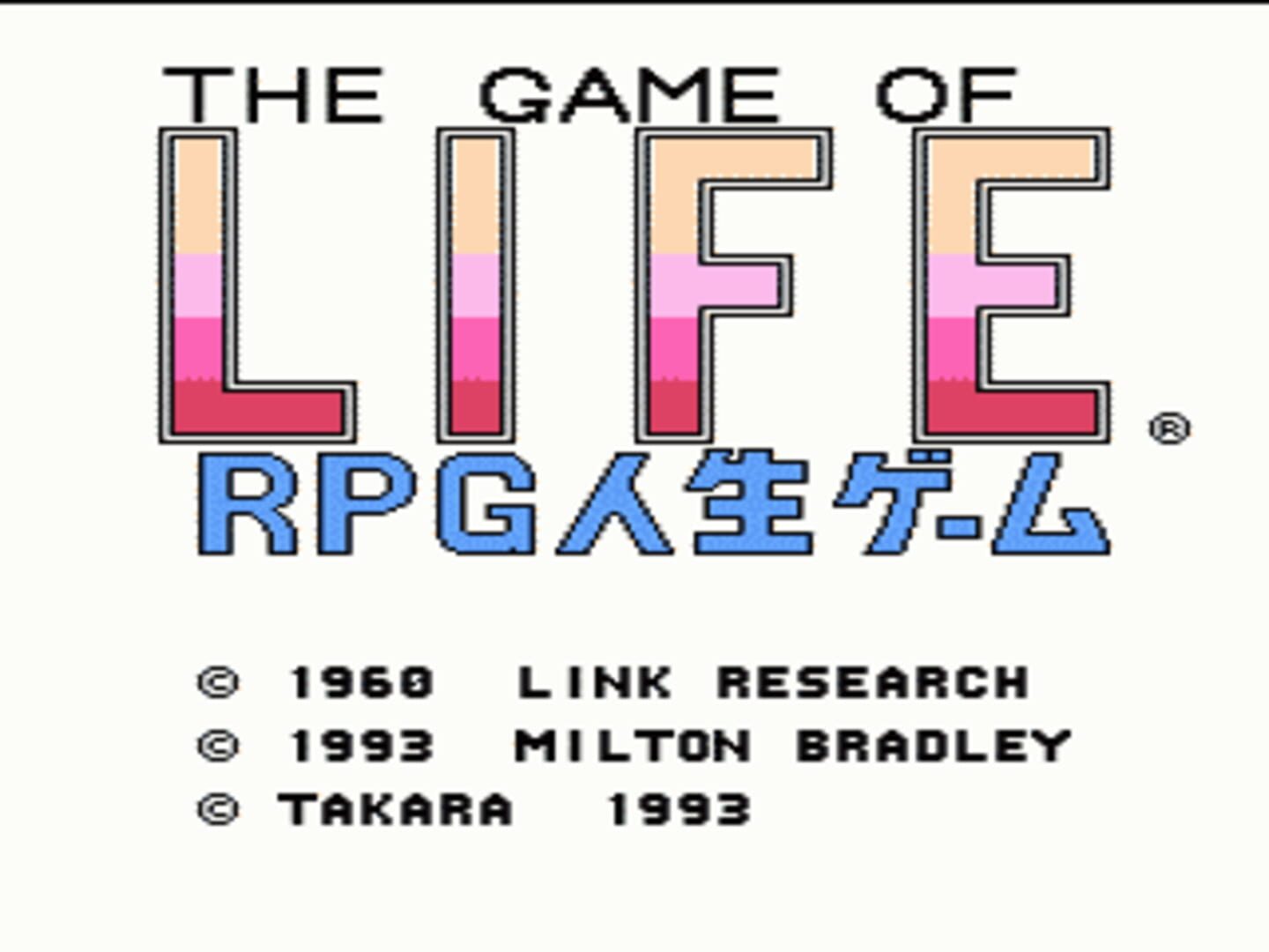 The Game of Life: RPG Jinsei Game · 游戏截图
