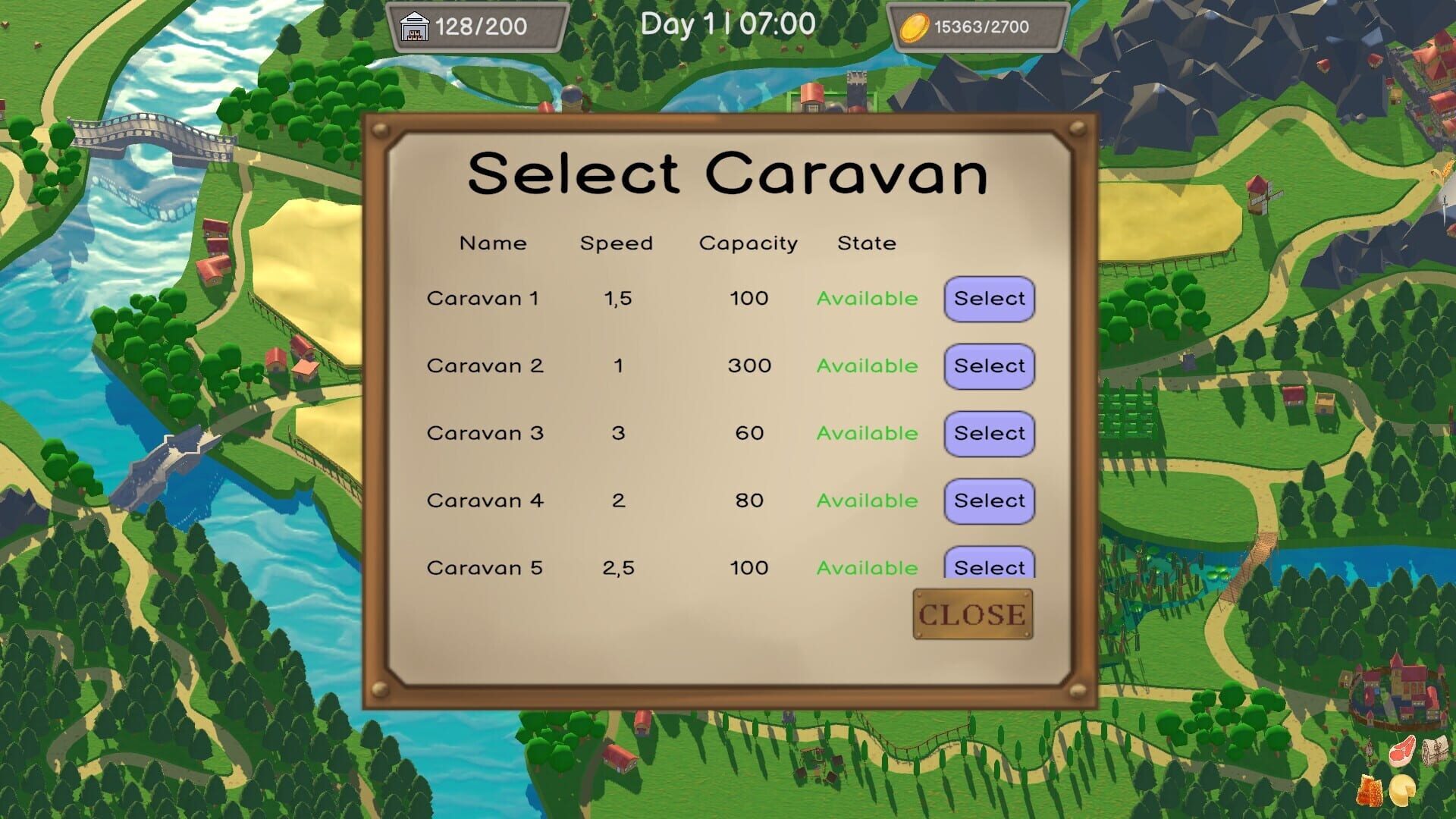 Caravan Manager · 游戏截图