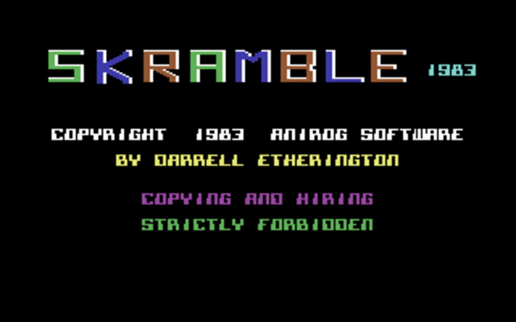 Skramble · 游戏截图
