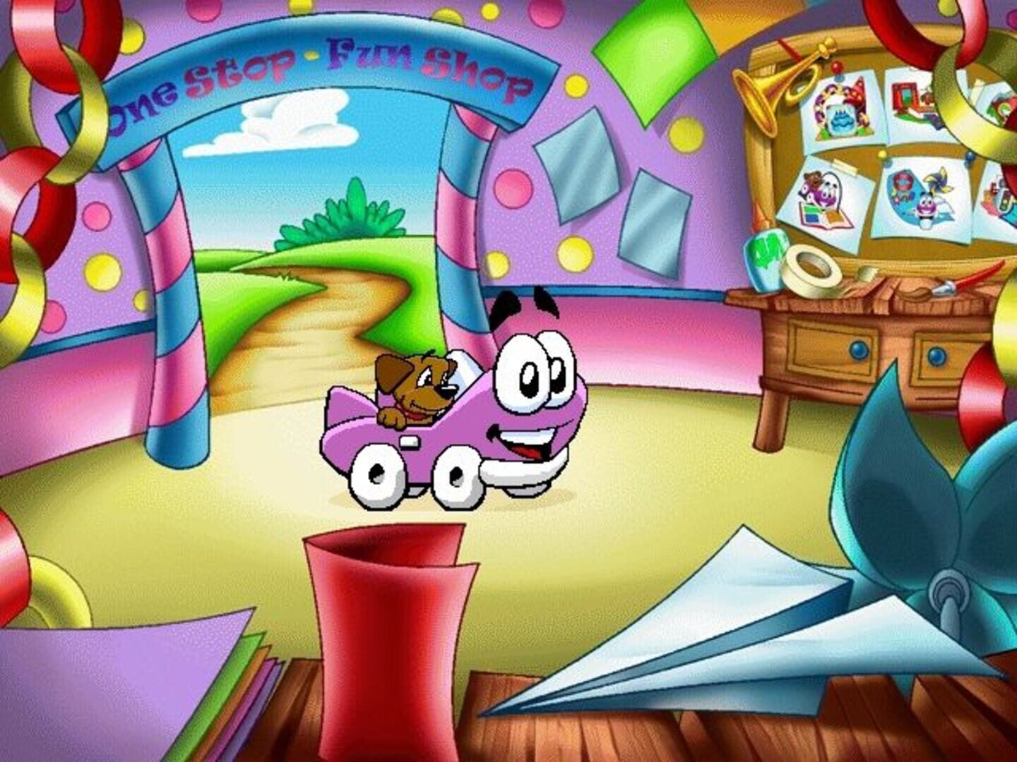Putt Putt's One Stop Fun Shop · 游戏截图
