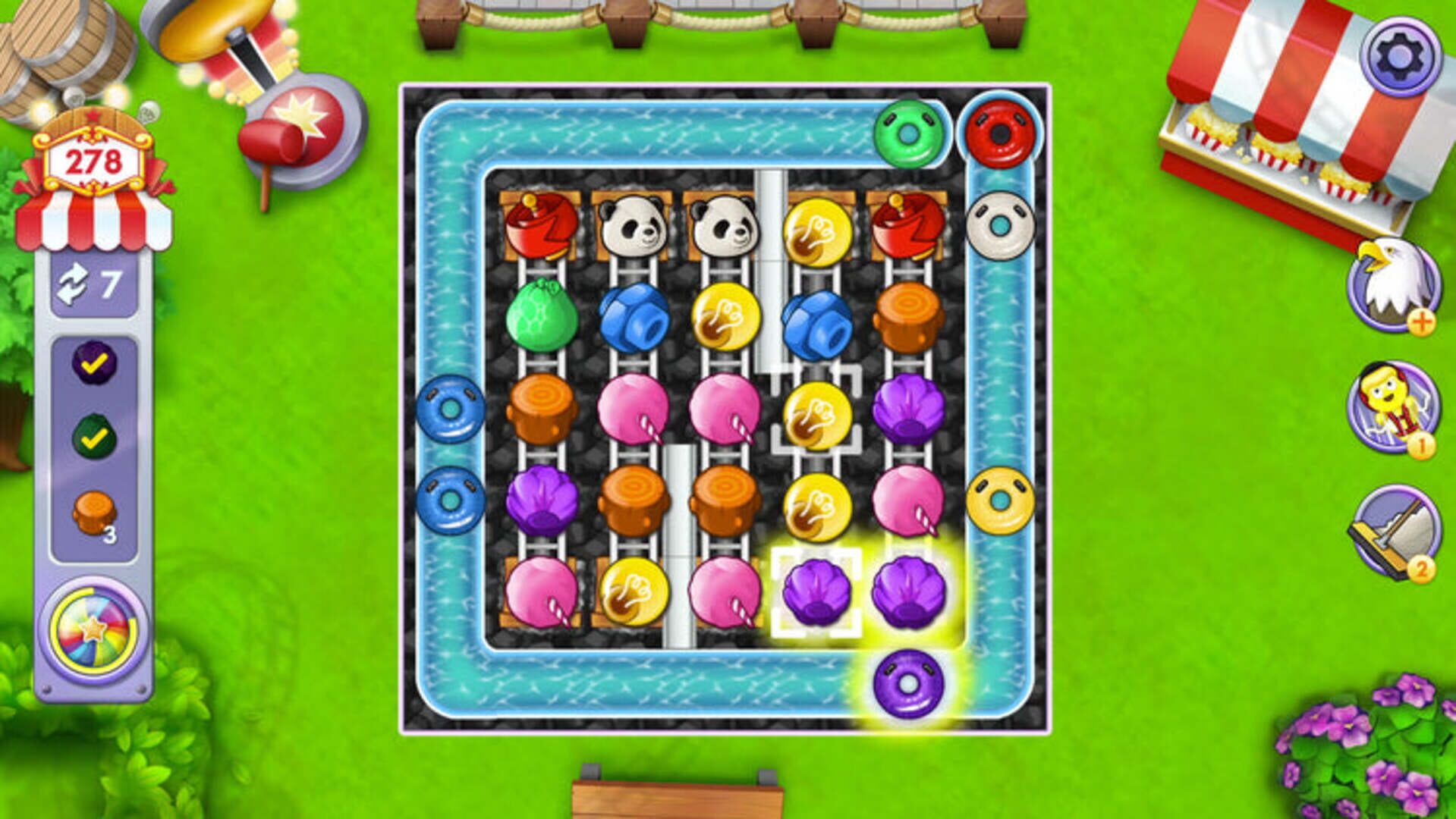 RollerCoaster Tycoon Puzzle · 游戏截图