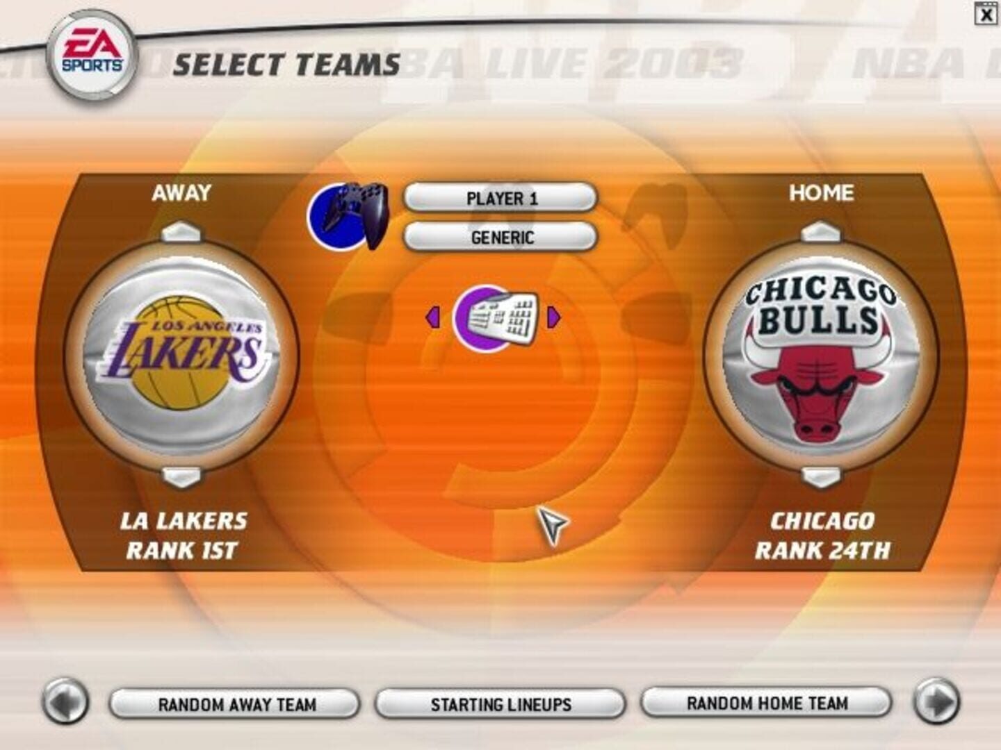 NBA Live 2003 · 游戏截图