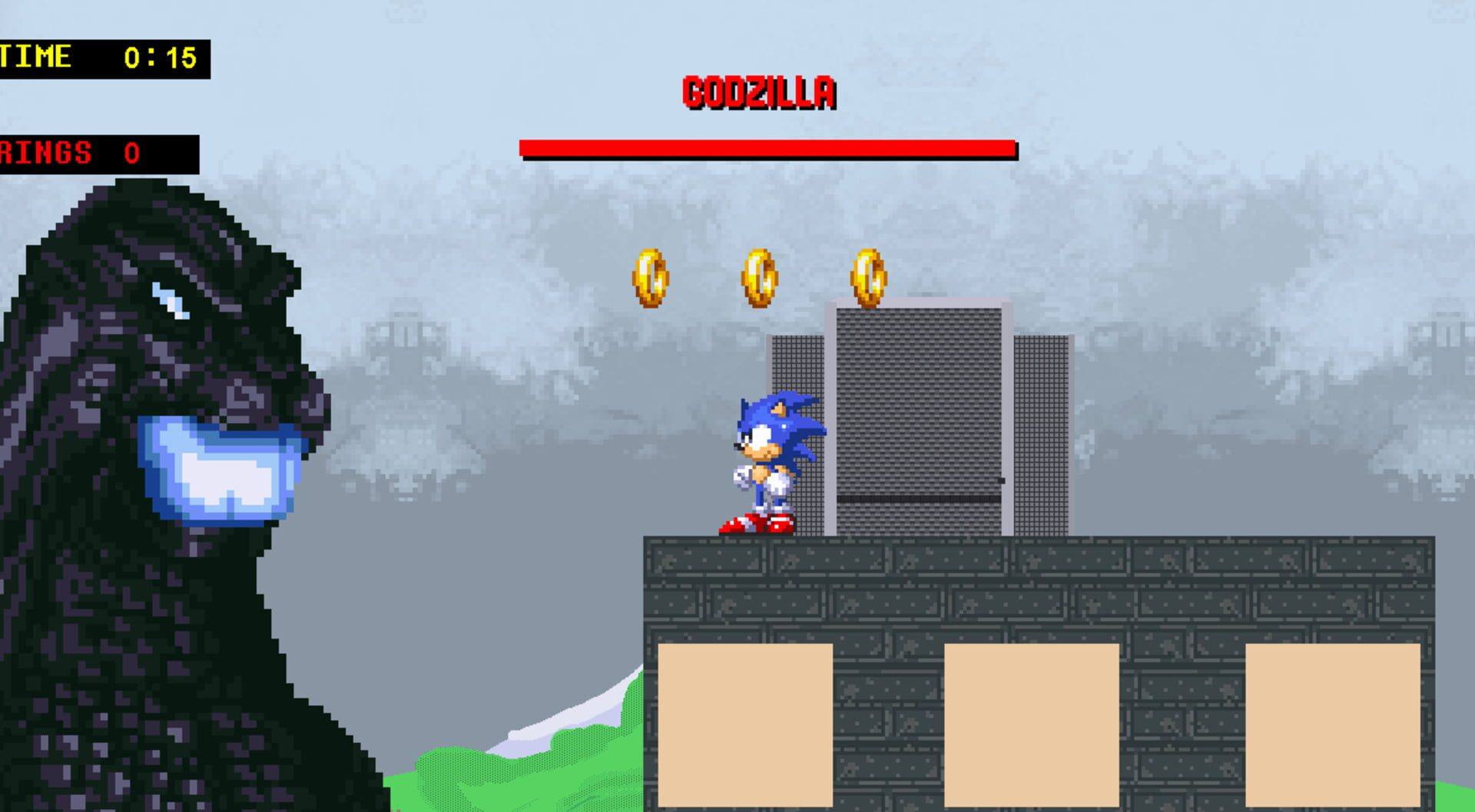 Godzilla vs. Sonic: First Encounter · 游戏截图