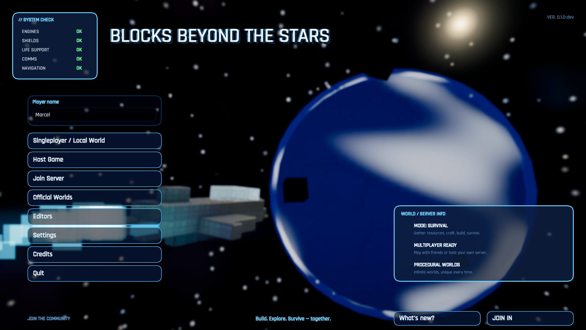 Blocks Beyond the Stars · 游戏截图