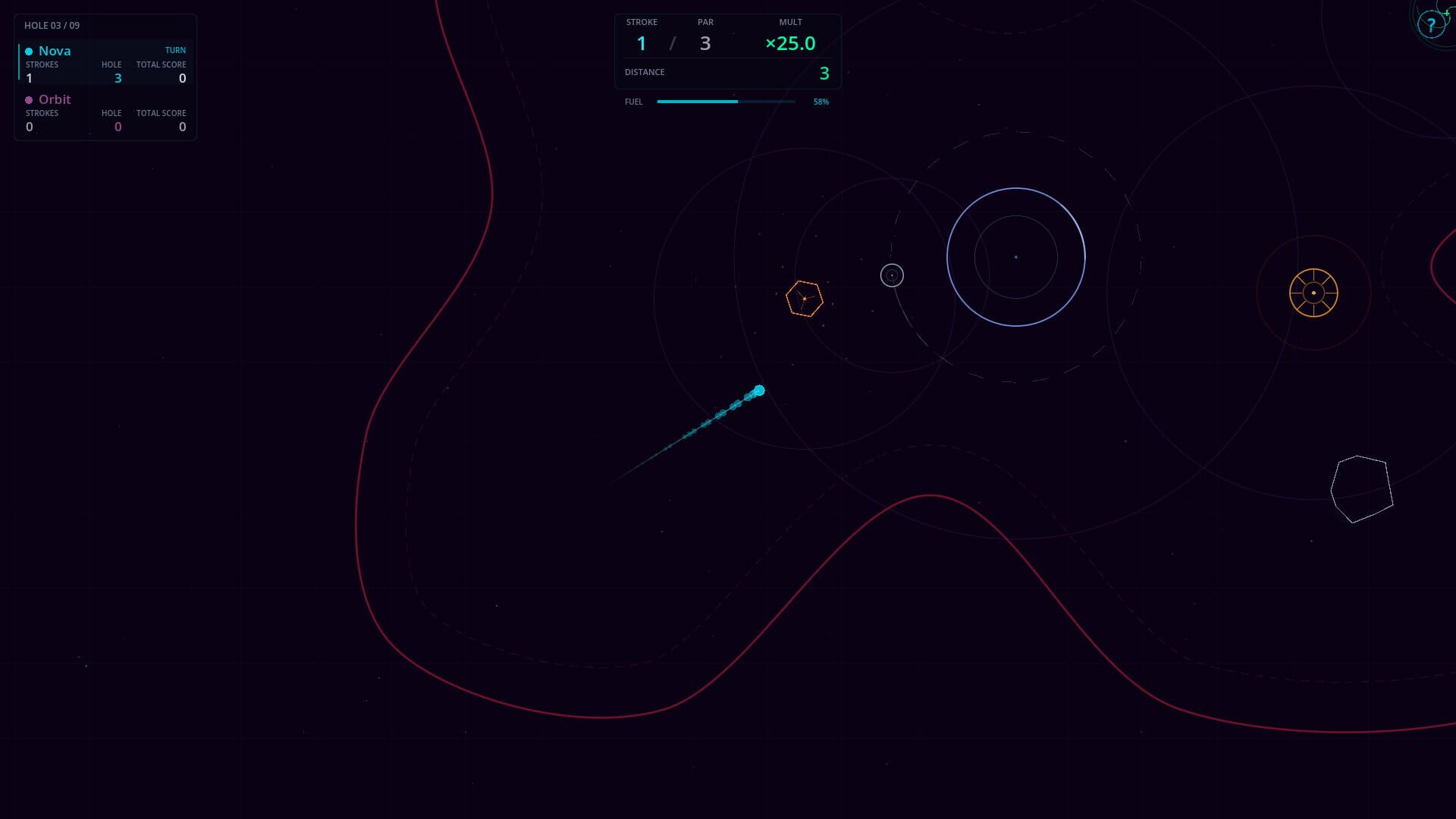 Wormhole-in-One · 游戏截图
