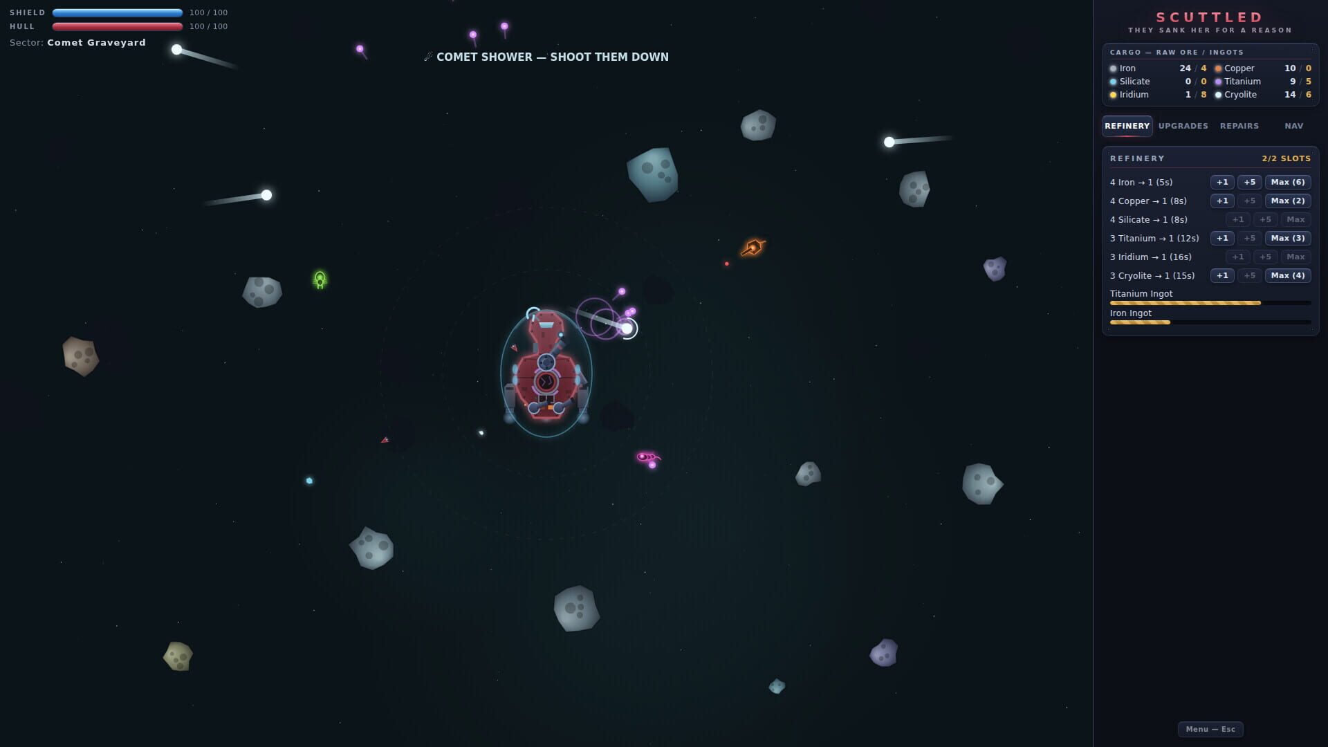 Scuttled