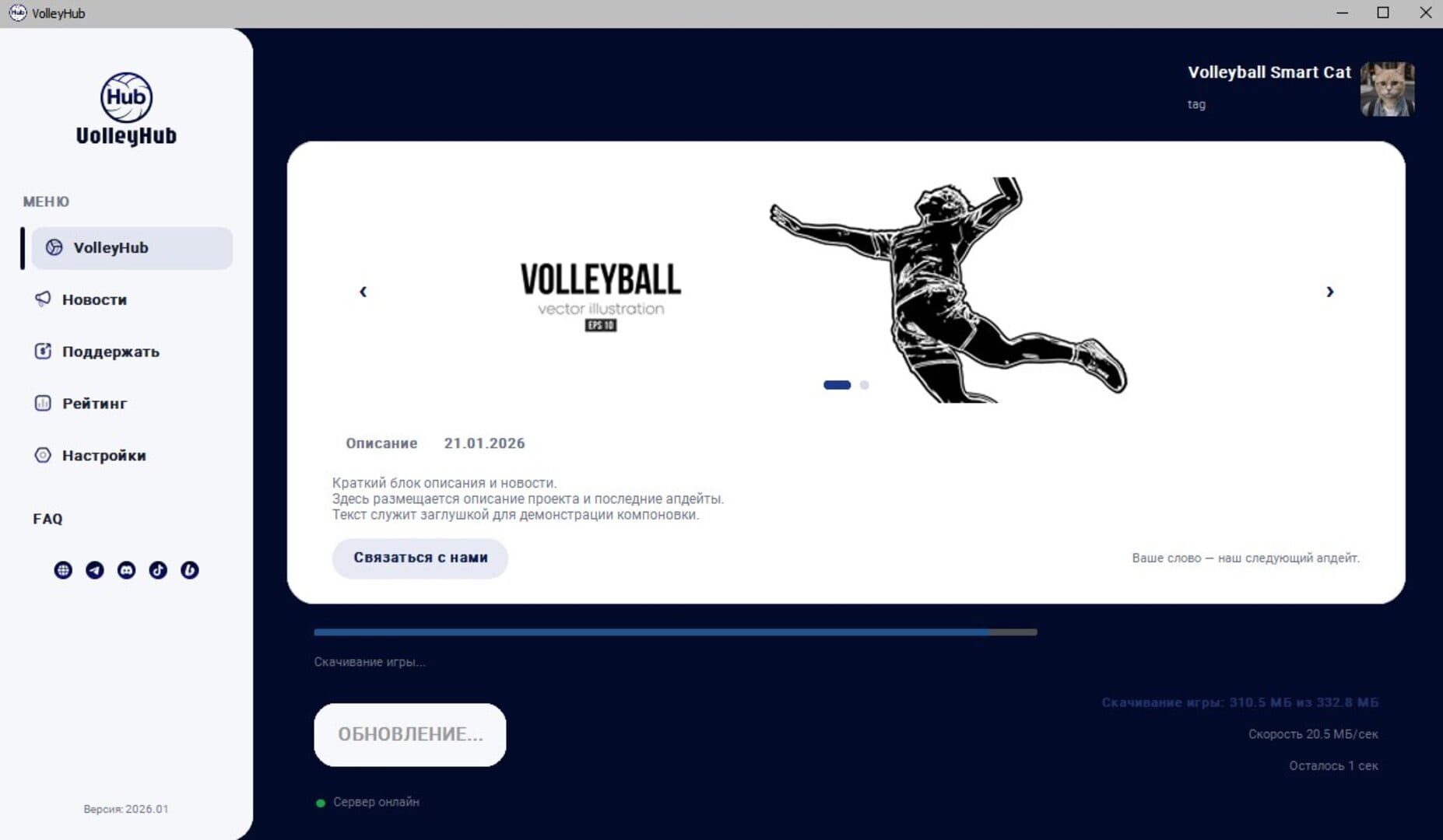 VolleyHub · 游戏截图