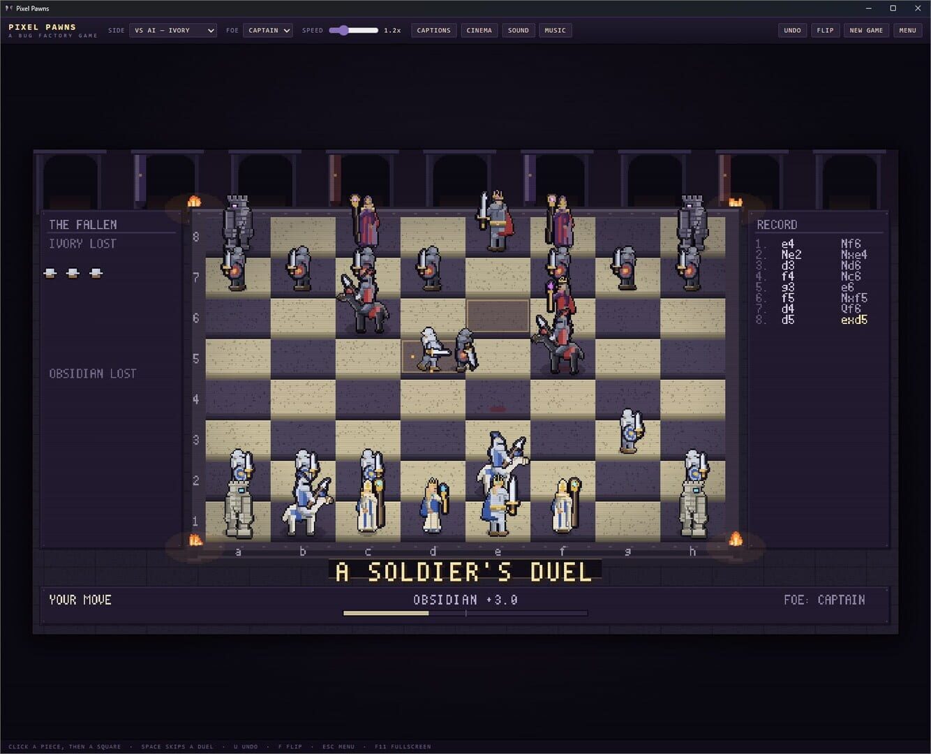 Pixel Pawns: Chess Duels · 游戏截图
