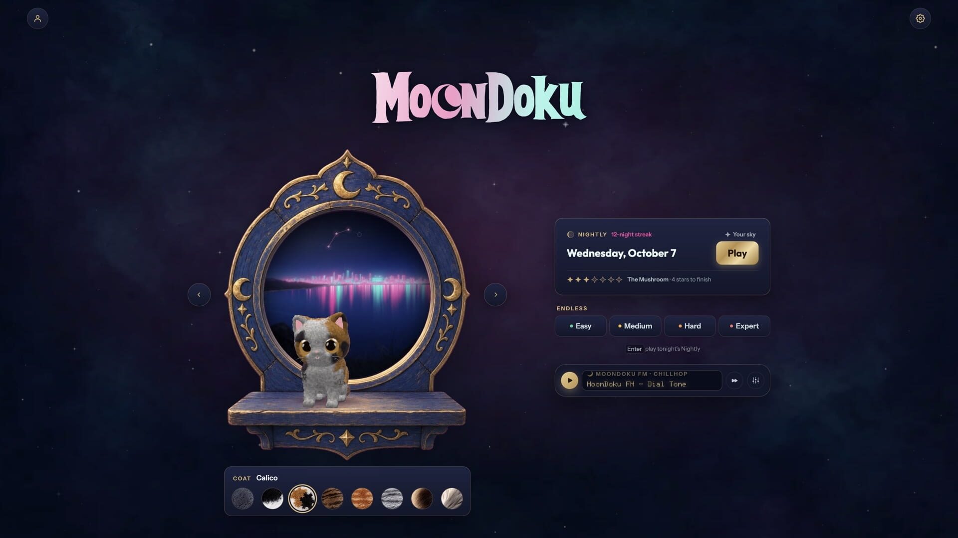 MoonDoku: Sudoku Nights · 游戏截图