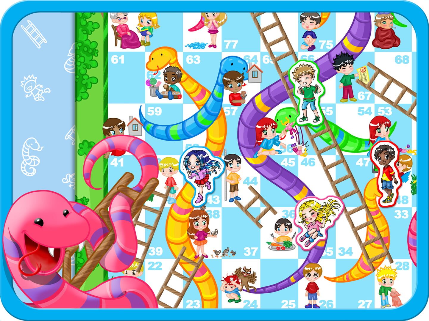 Snakes and Ladders · 游戏截图