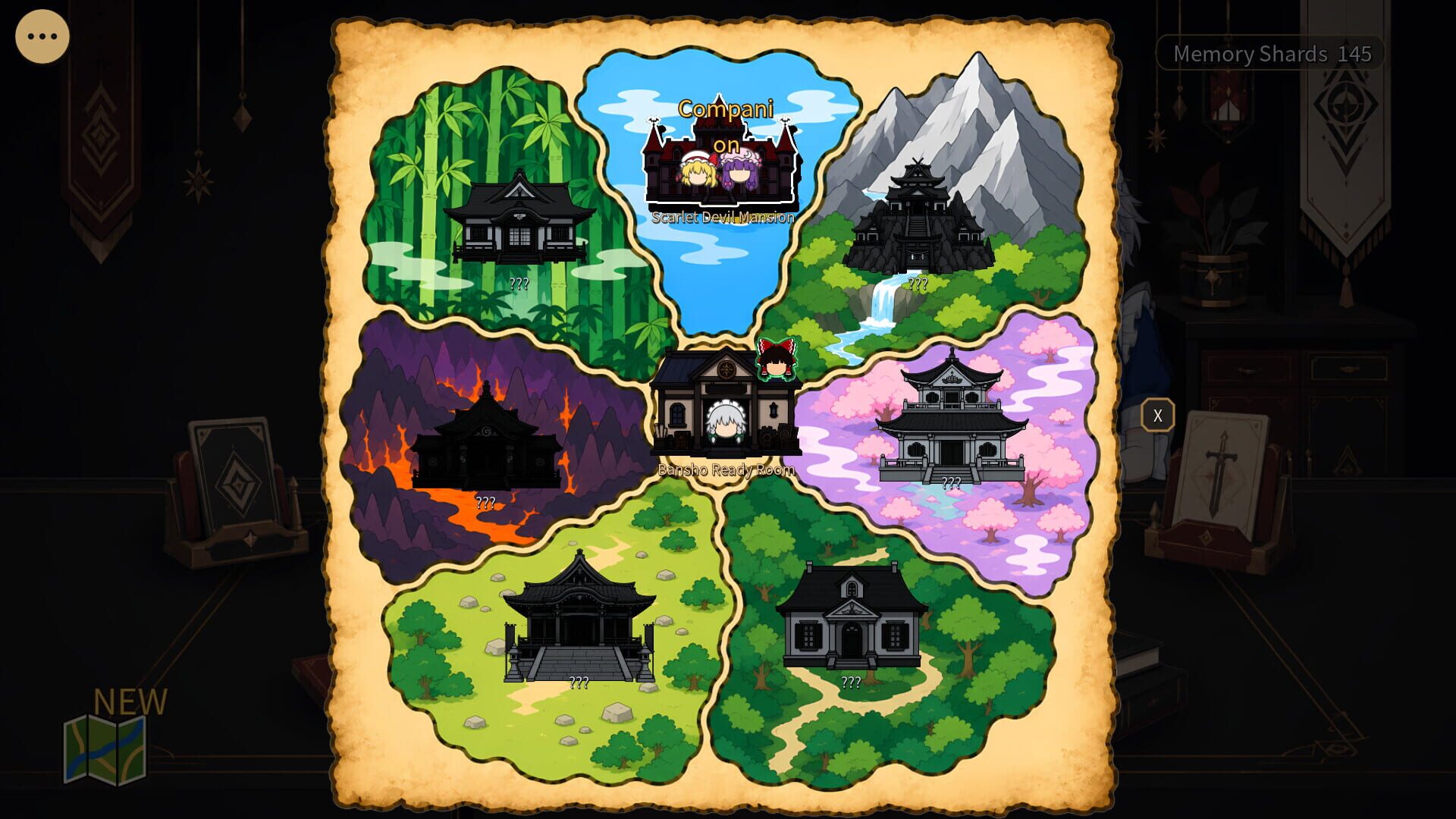 Touhou Bansho Cards · 游戏截图