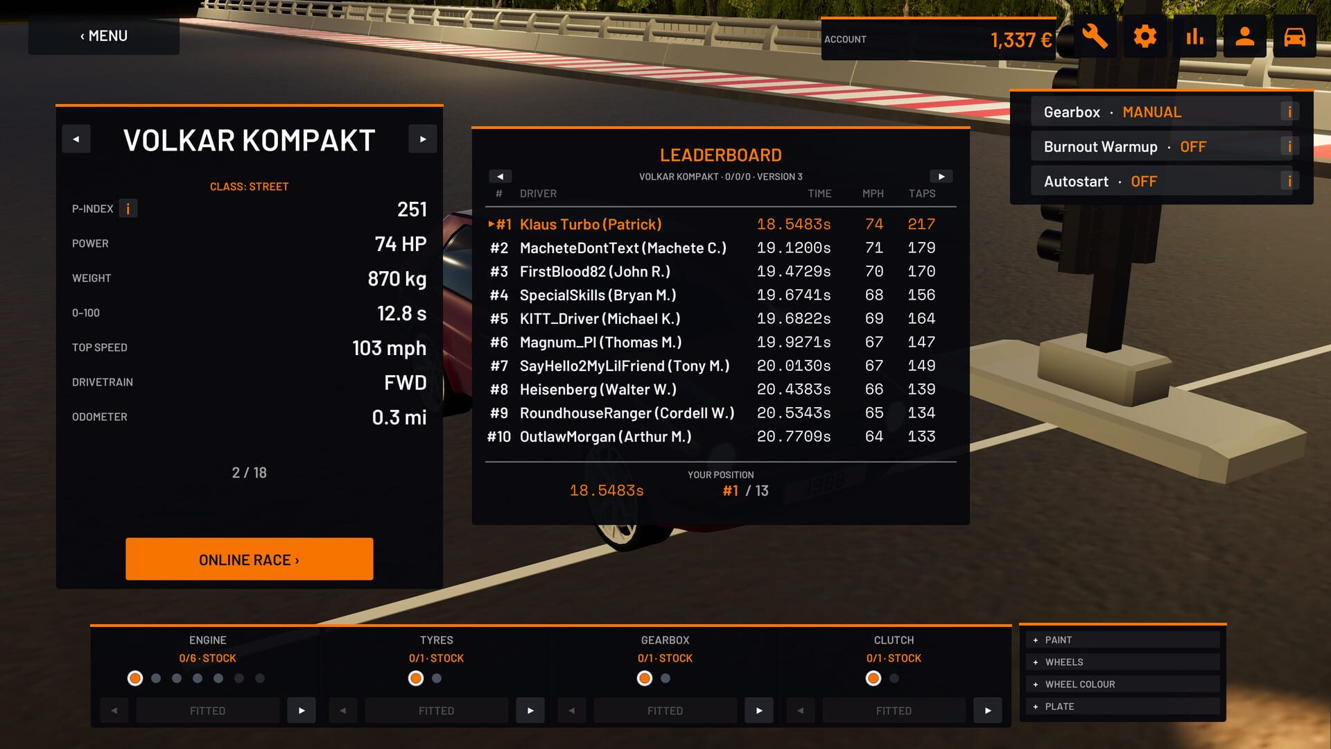 TapRacer screenshot 4