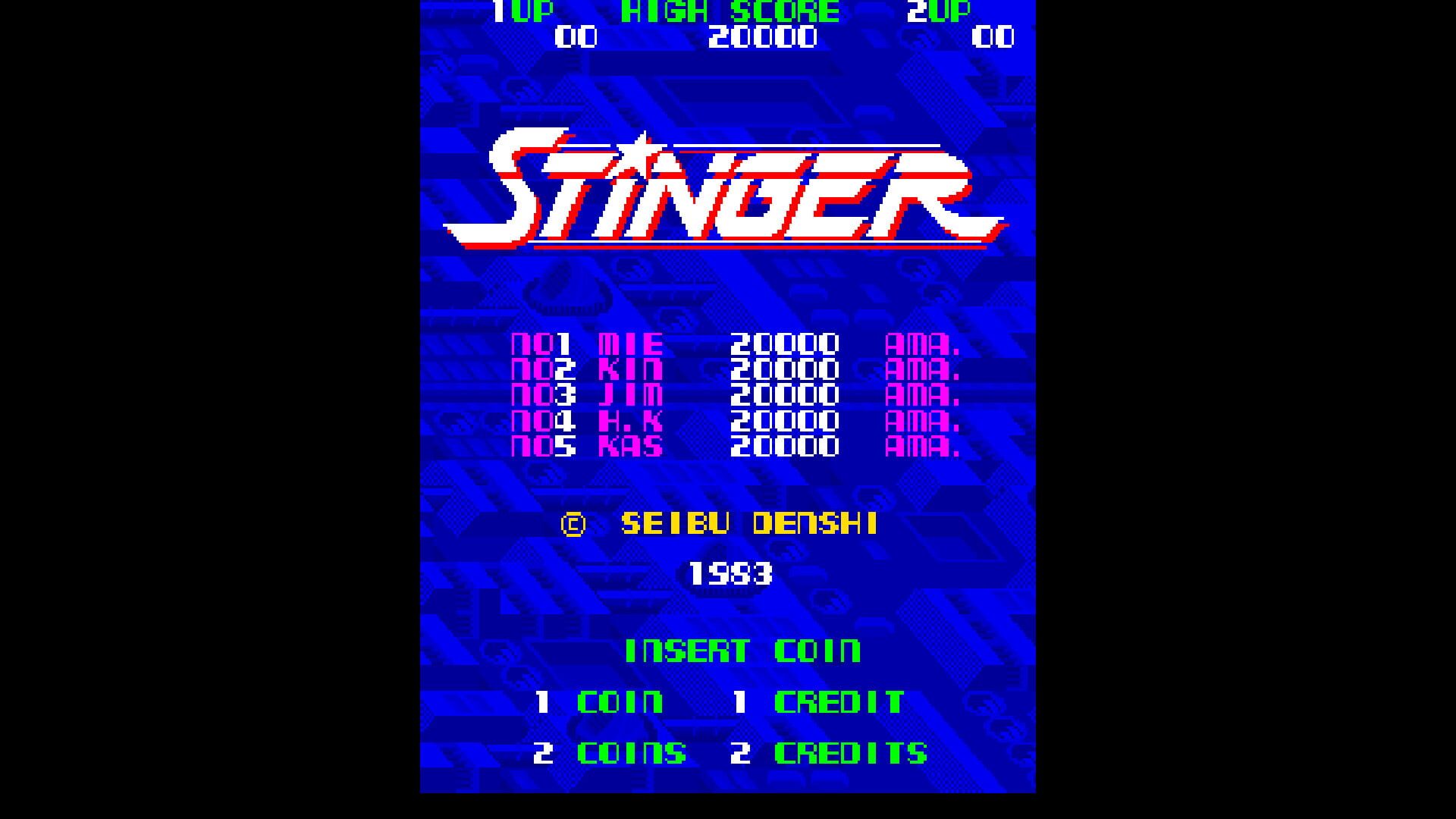 Arcade Archives 2: Stinger screenshot