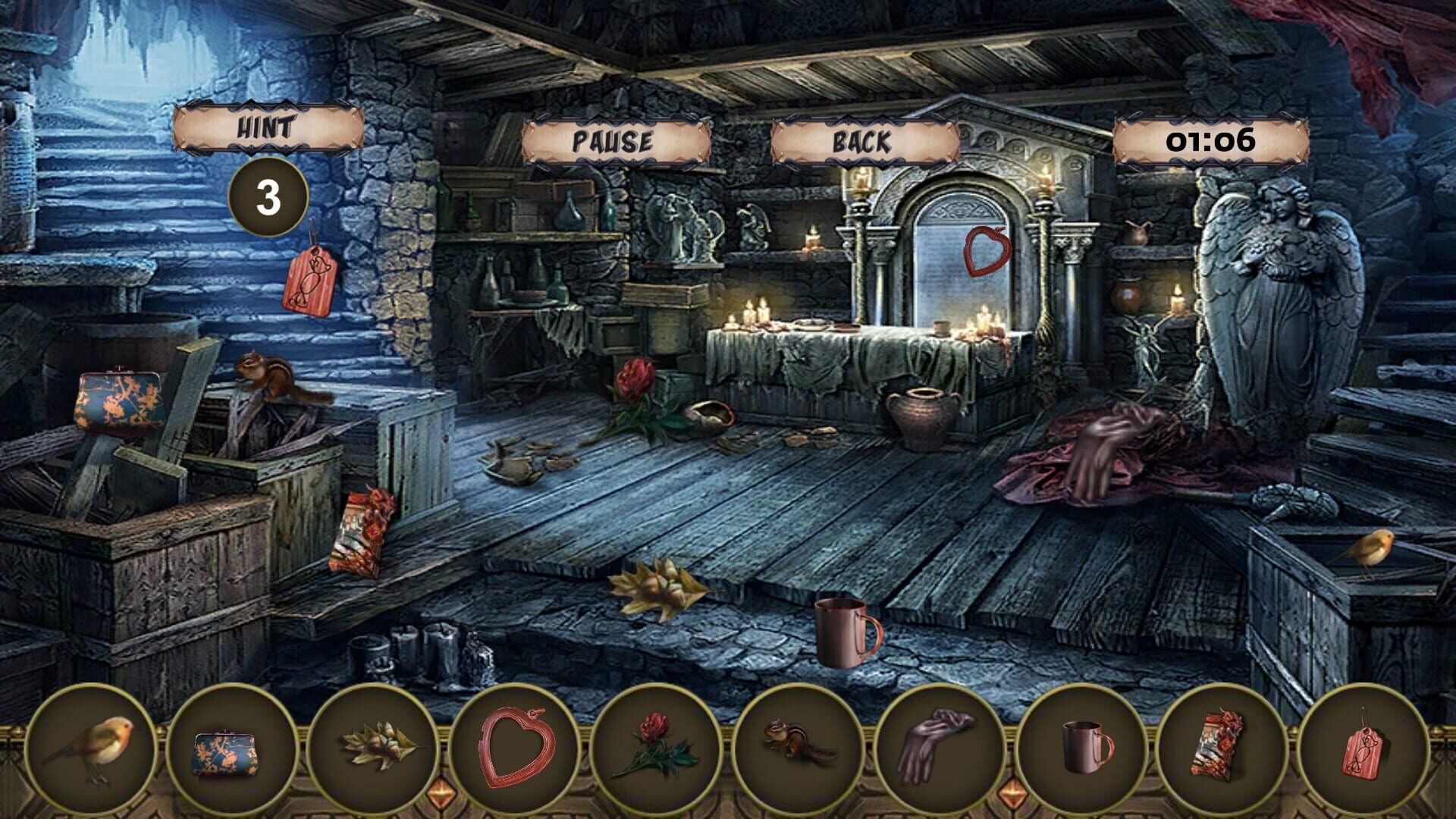 Capture 1 de Hidden Objects: The Mystery House