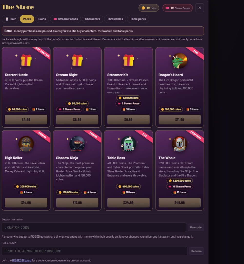 Rigged screenshot 1
