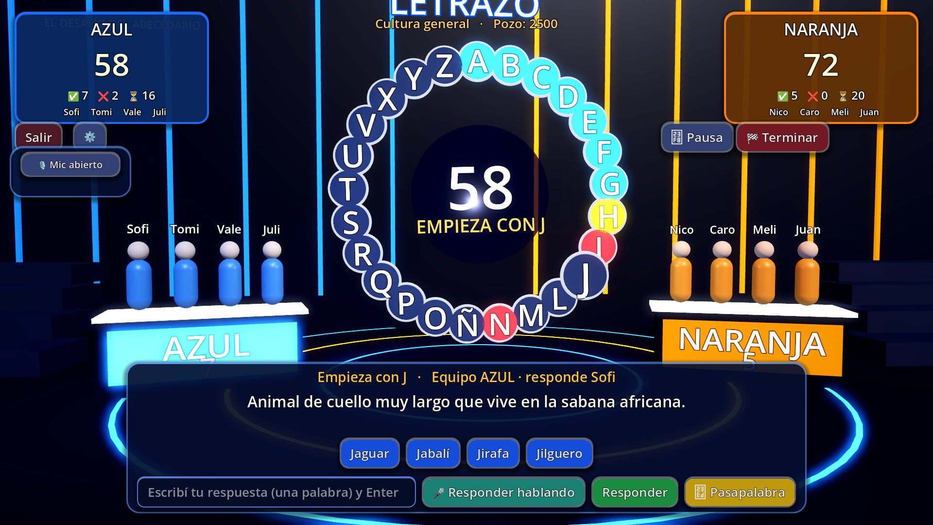 Letrazo · 游戏截图