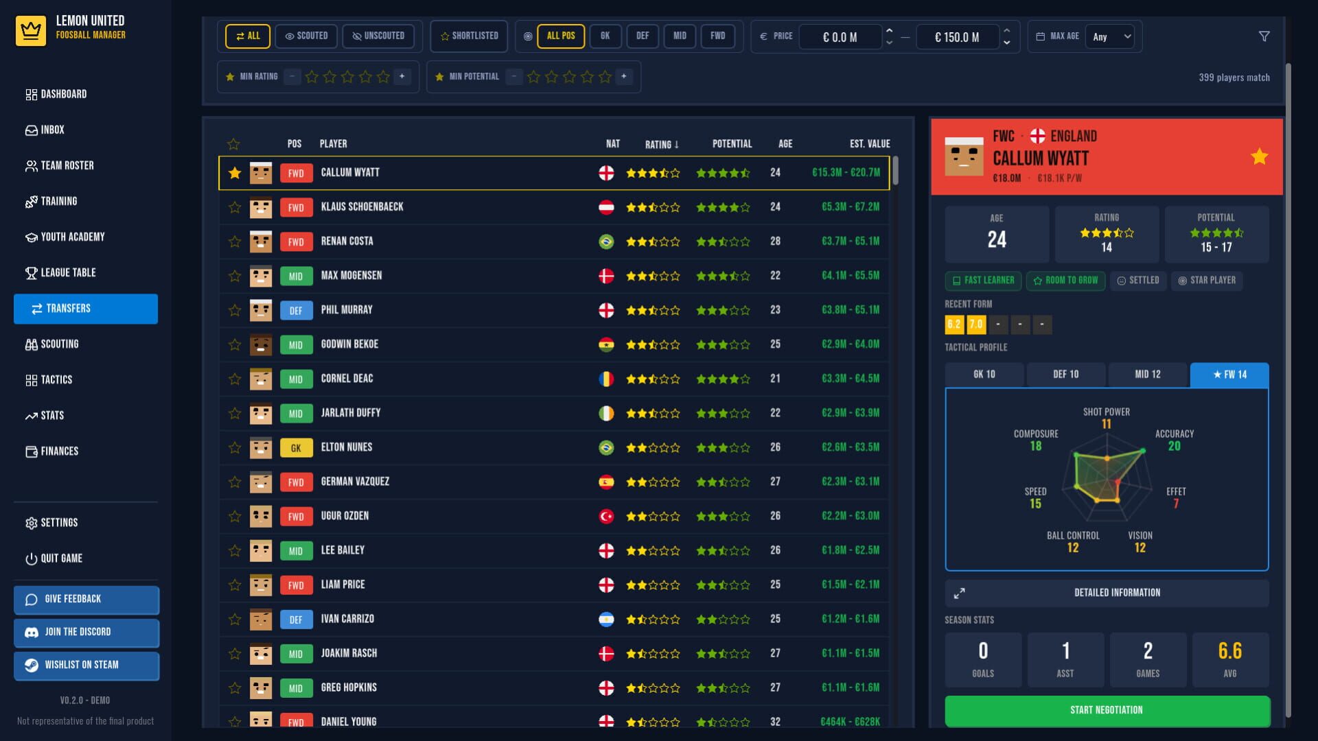Foosball Manager screenshot 7