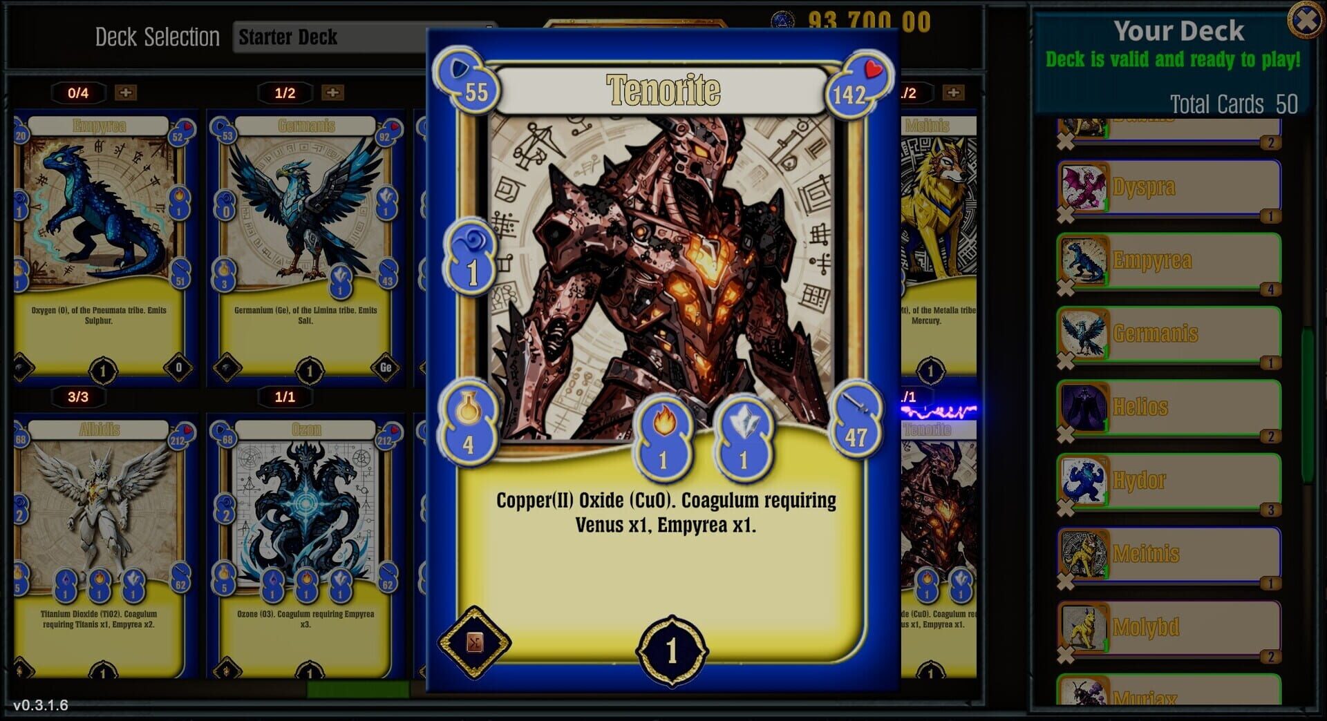 Alembix TCG · 游戏截图