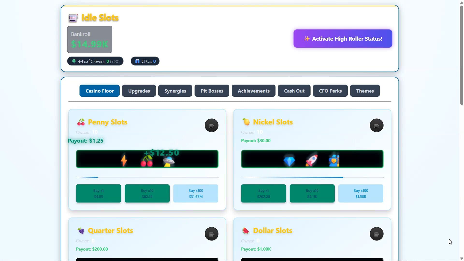 Idle Slots: Casino HQ · 游戏截图