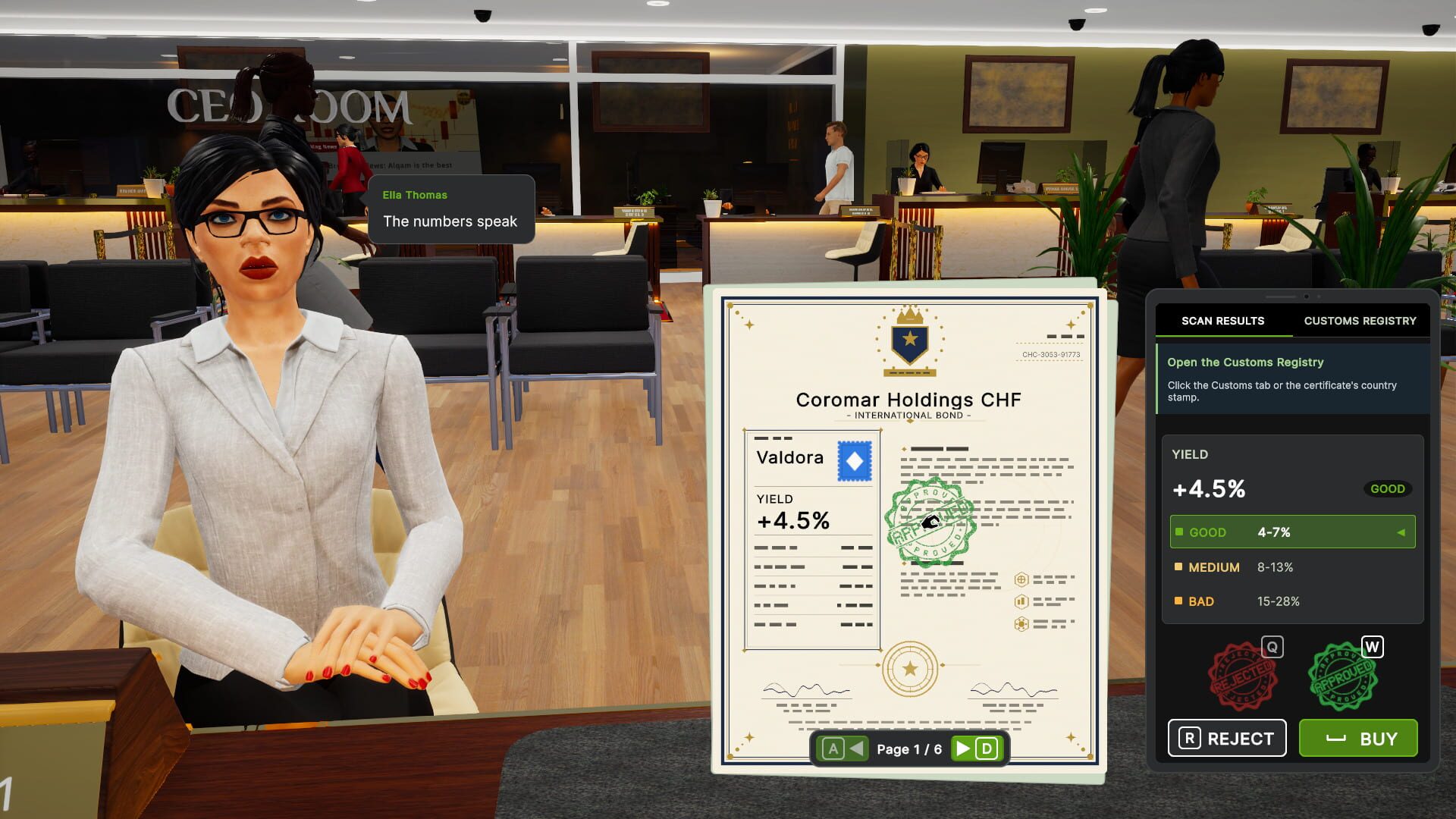 Bank Simulator Screenshot