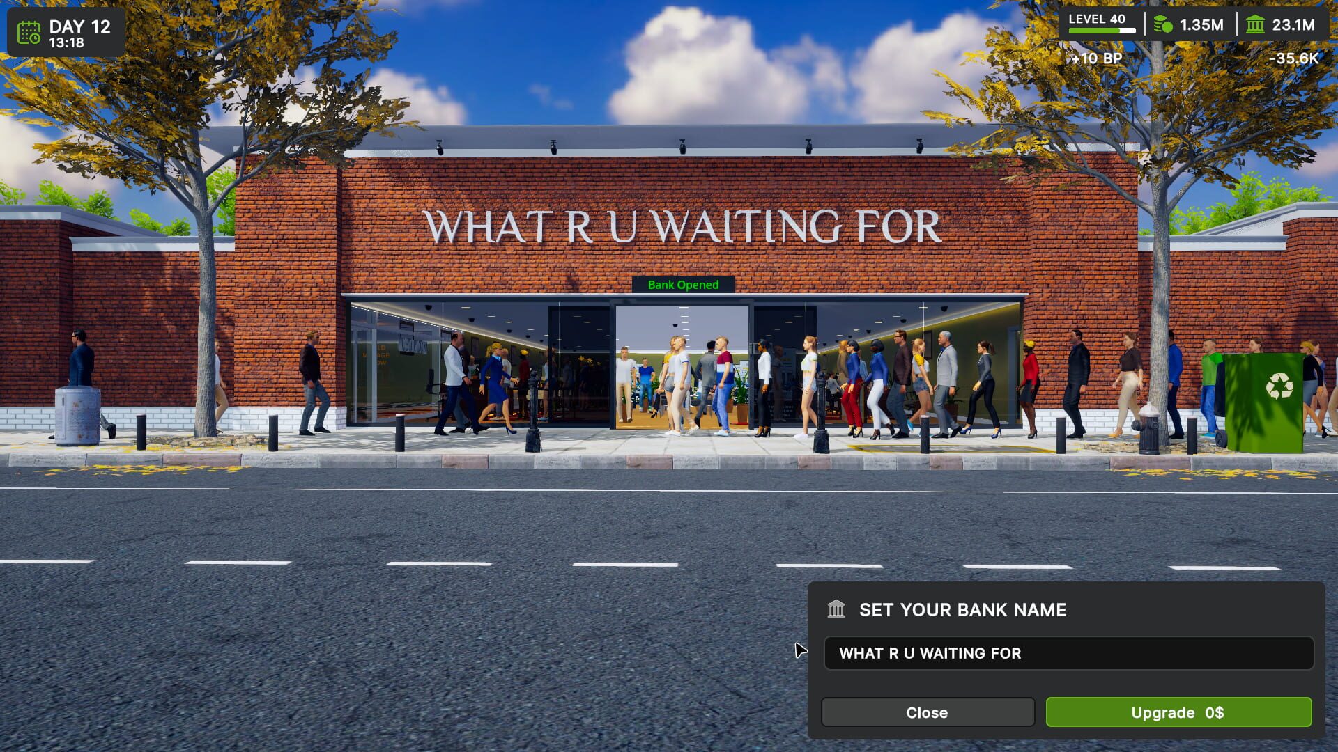 Bank Simulator Screenshot
