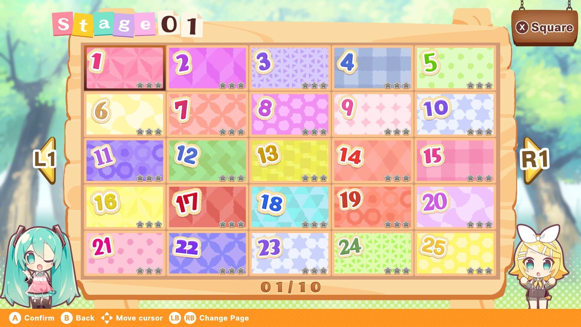 Hatsune Miku Connecting Puzzle Tamagotori: Deluxe · 游戏截图
