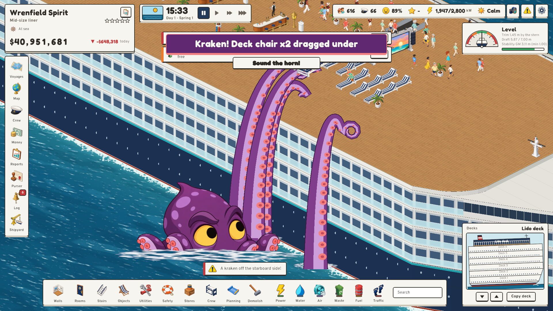 Cruisopolis: Cruise Line Tycoon · 游戏截图