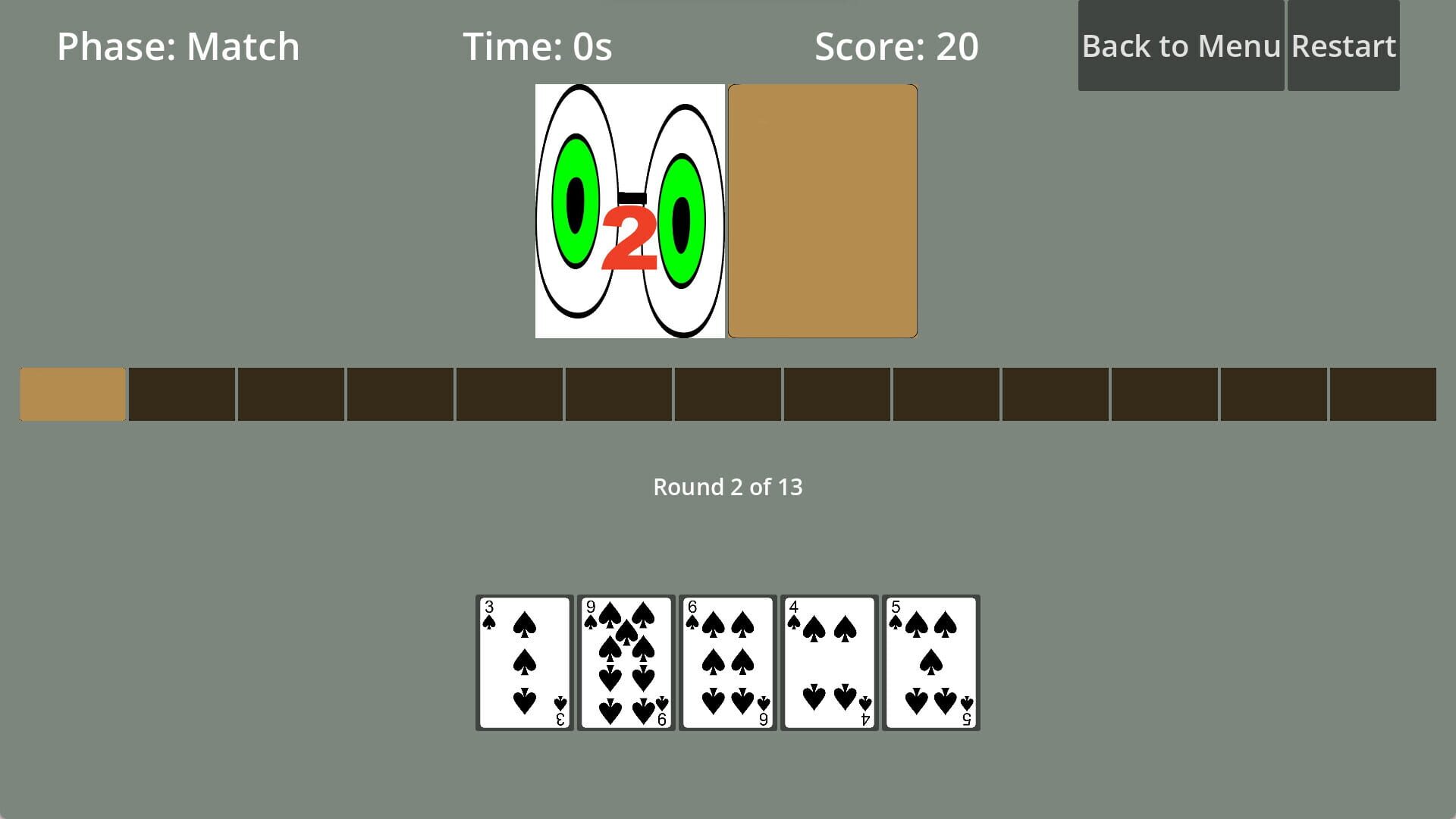 Wait, Cards I Memorized? · 游戏截图