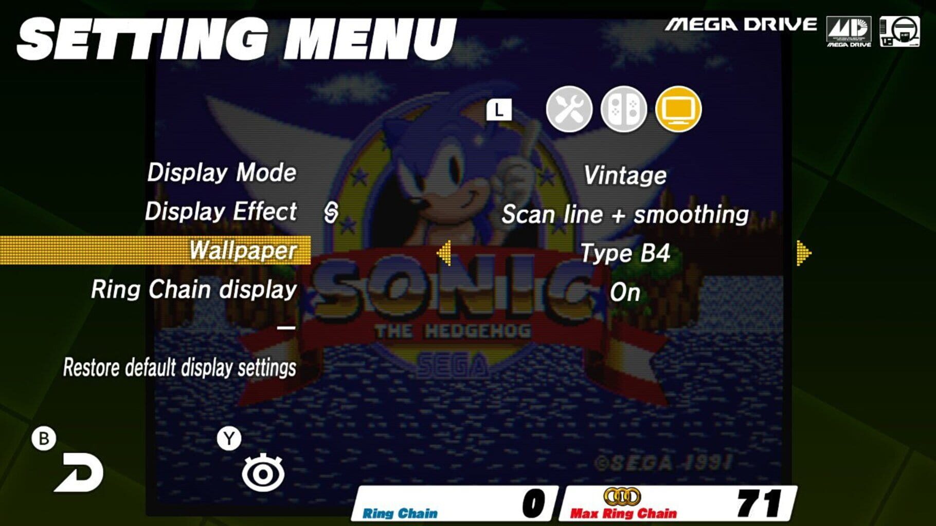 Sega Ages: Sonic the Hedgehog screenshot