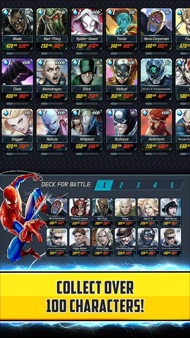 Captura de pantalla - Marvel Battle Lines