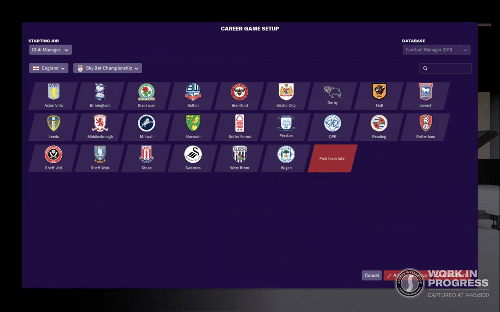 Football Manager 2019 screenshot